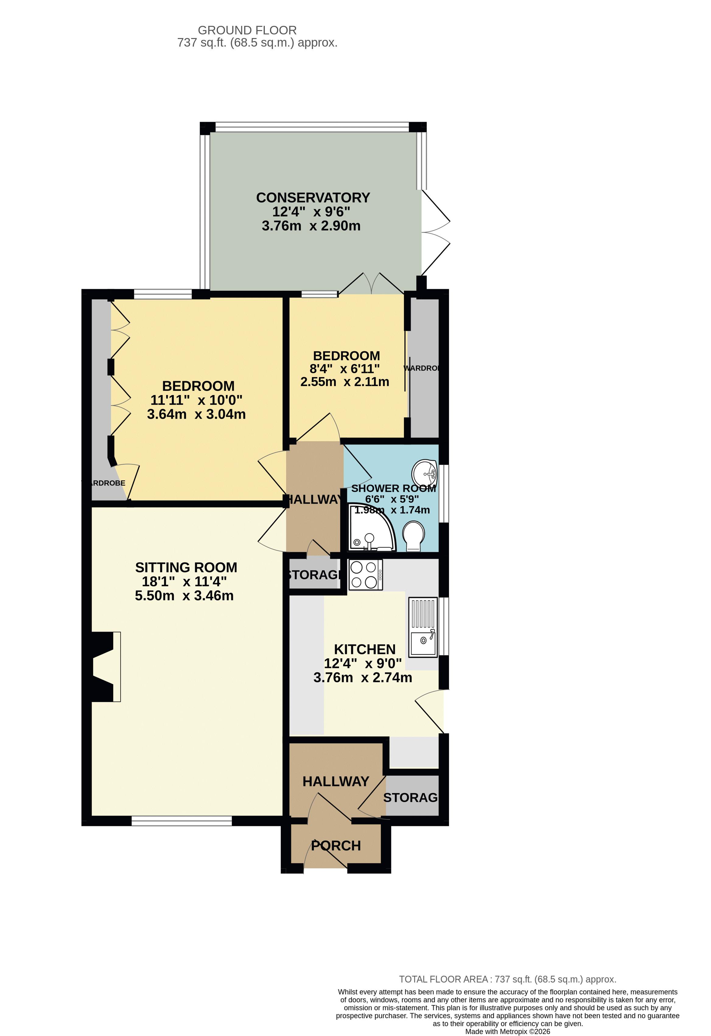 81, Portfield Street, Hereford floorplan