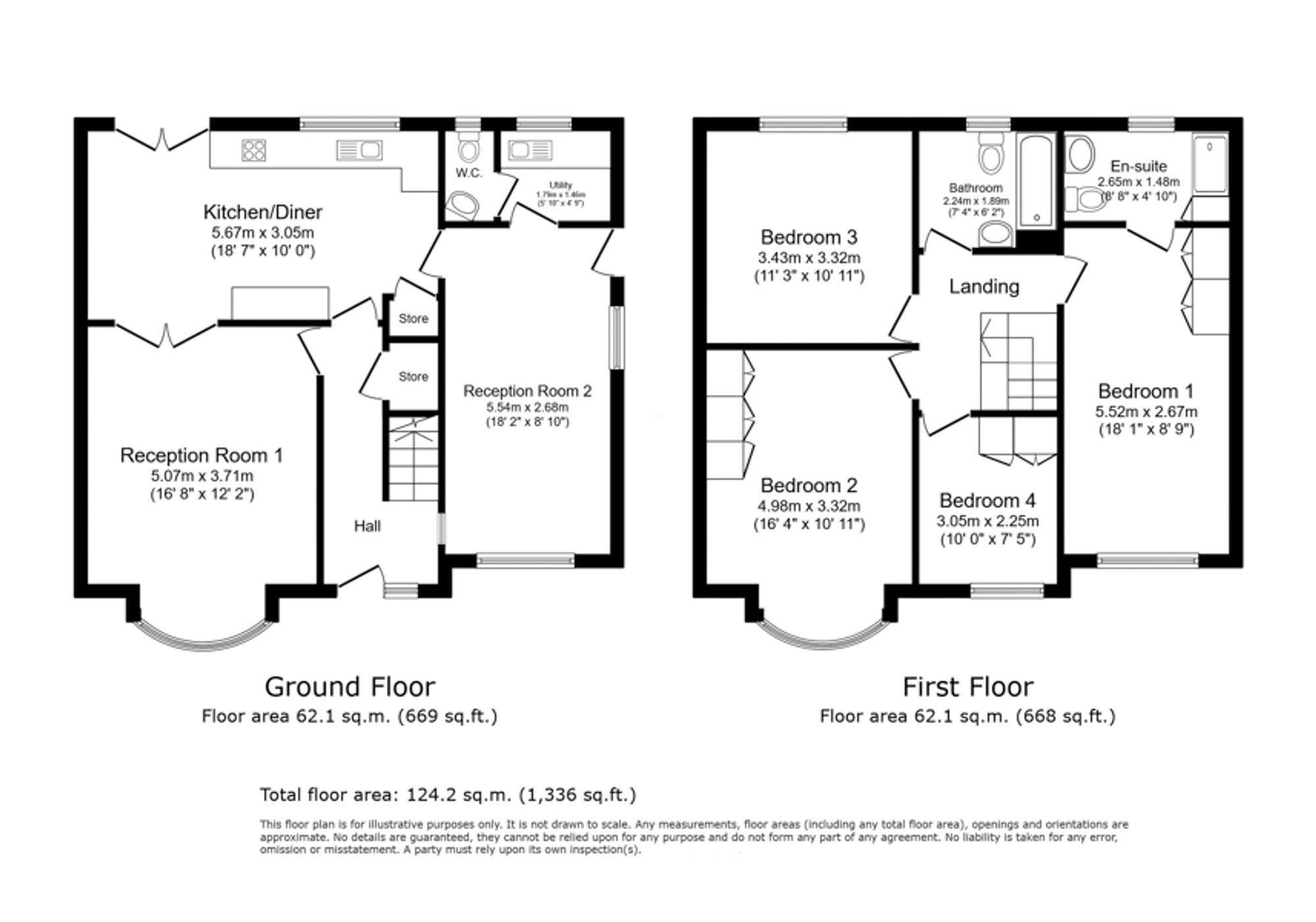 40 Chelwood Grove, Leeds floorplan
