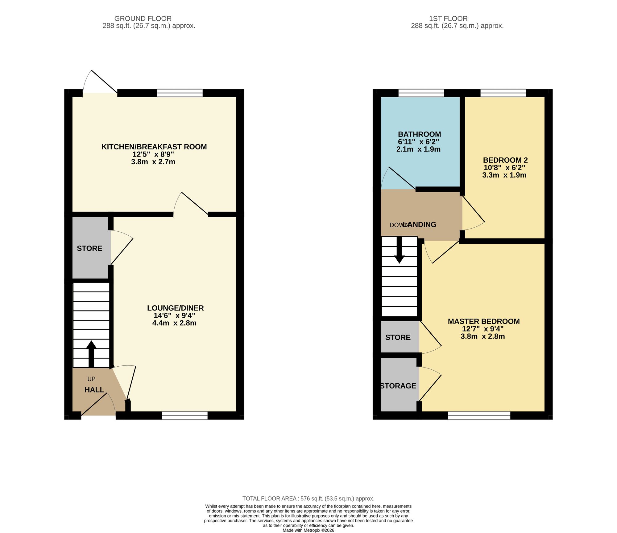 19 Gwaun Y Cwrt, Caerphilly floorplan