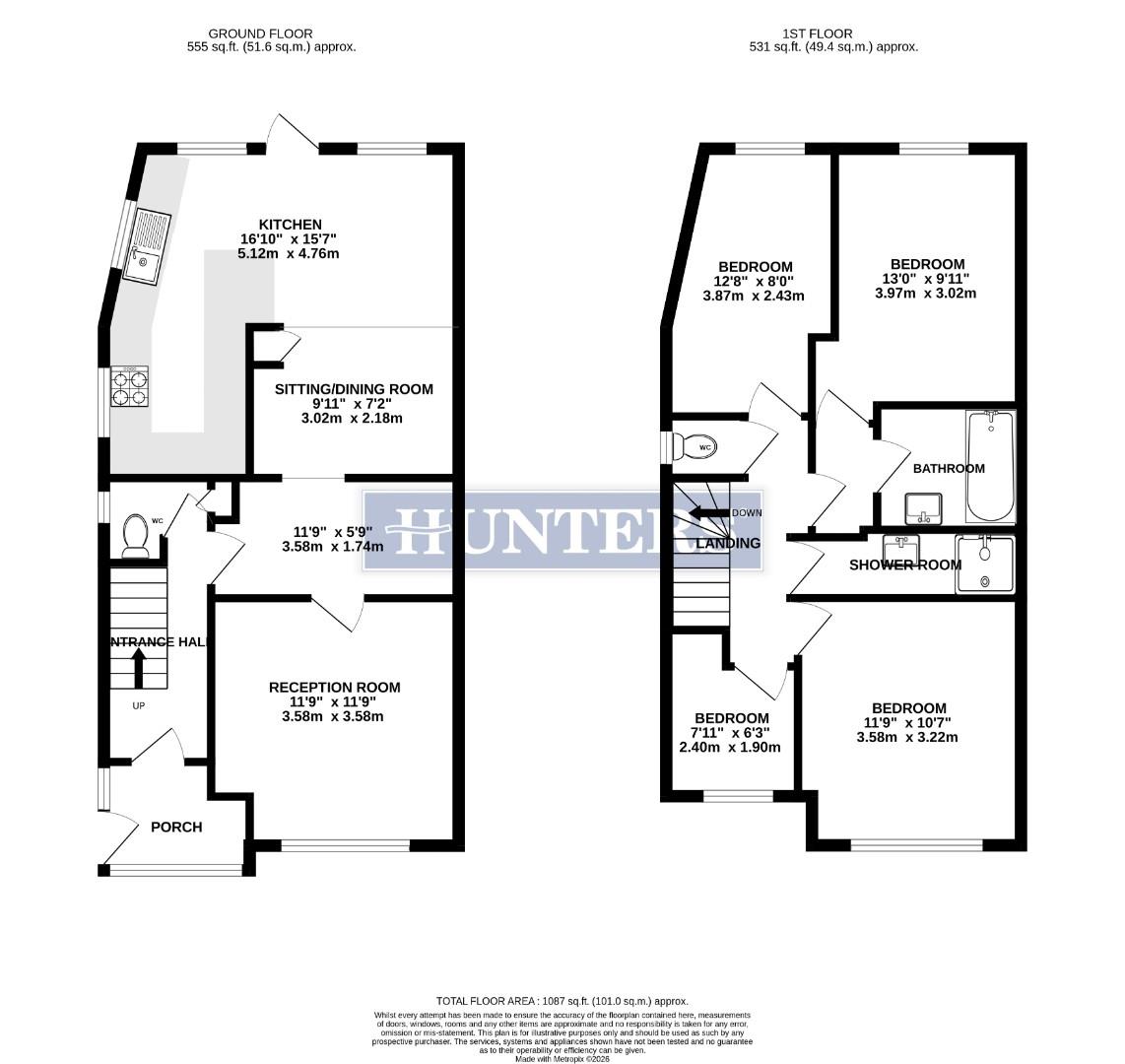 12, Compton Road, Hayes floorplan
