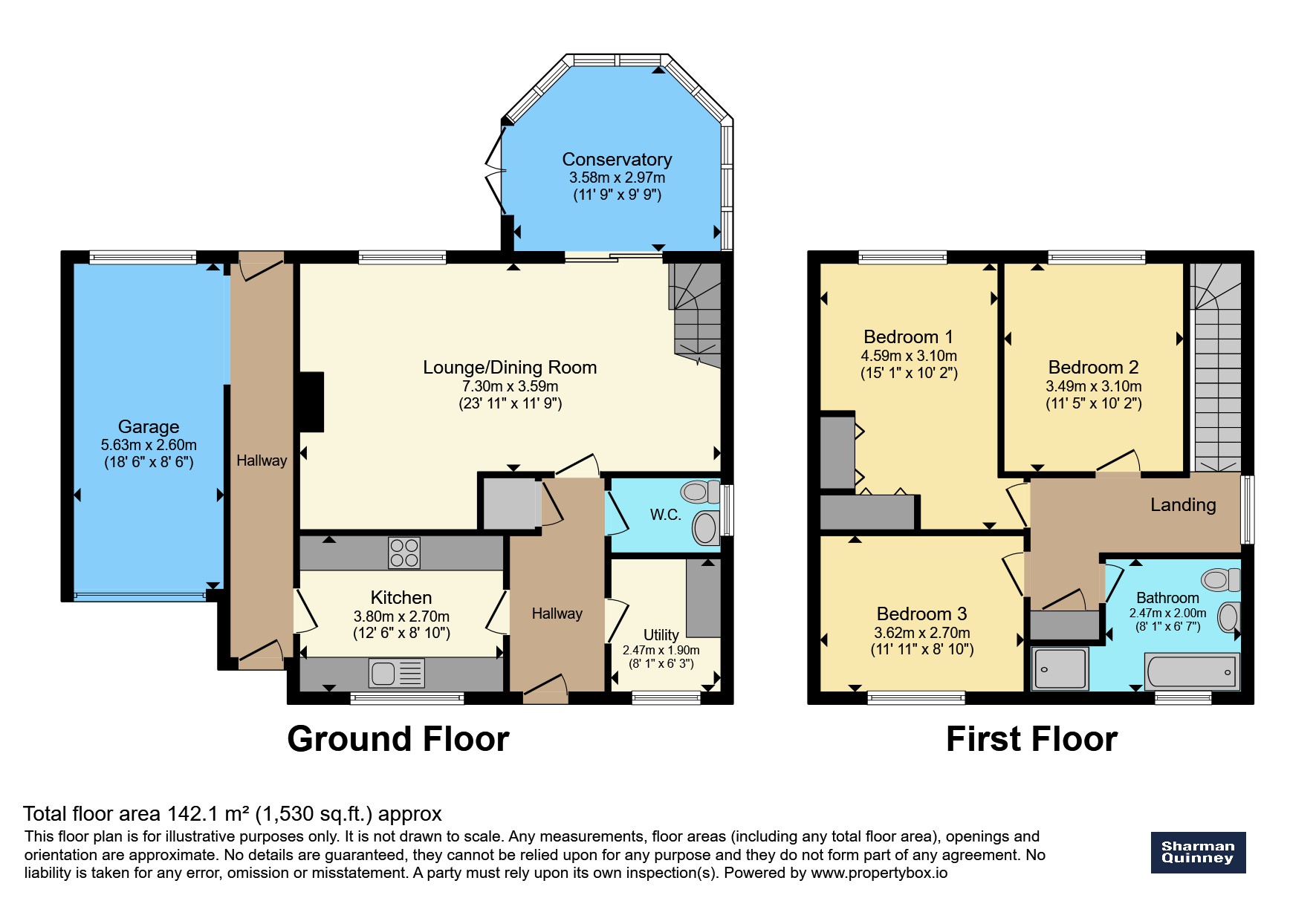 11, Pennington Road, Huntingdon floorplan