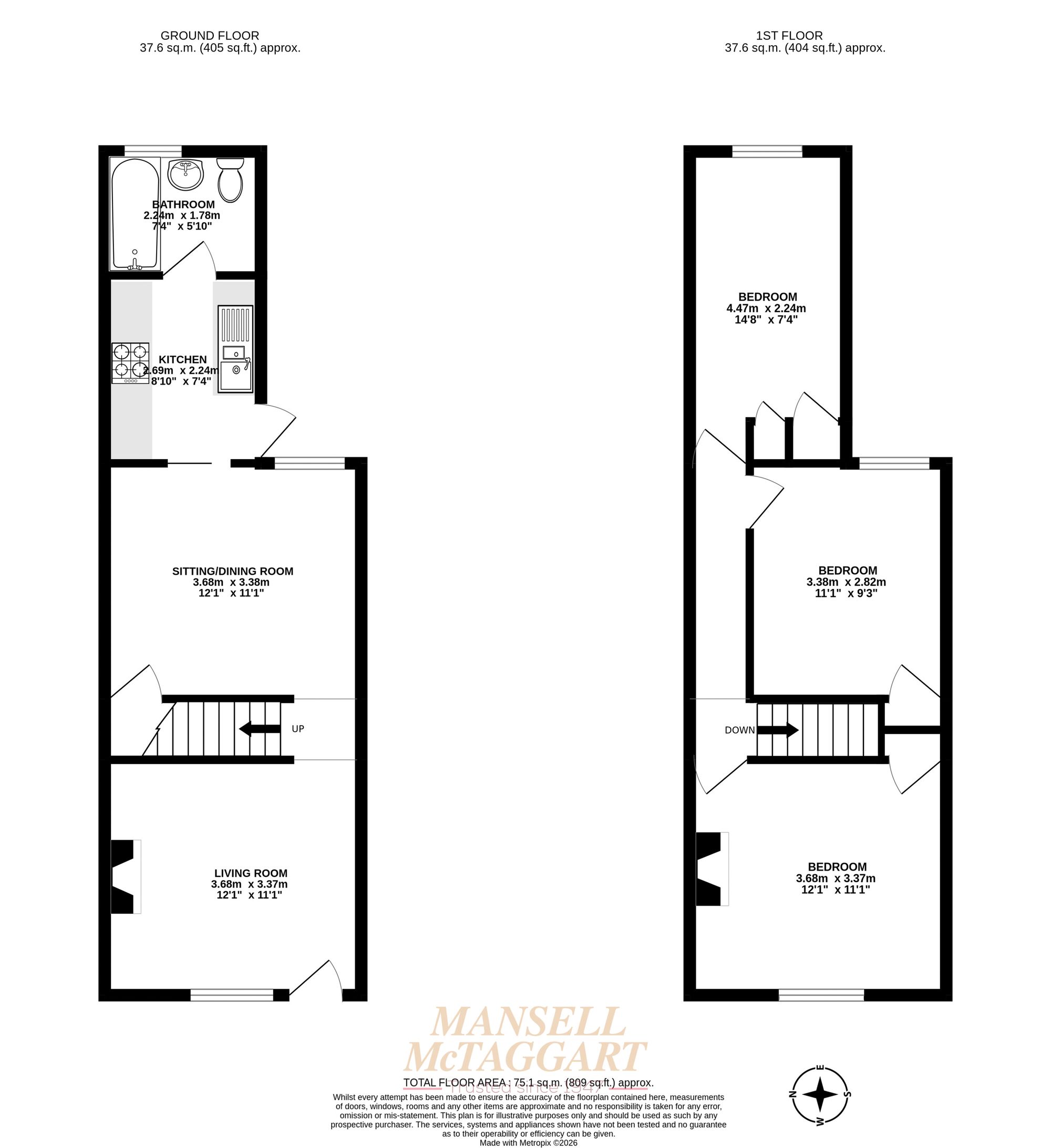54 Lagham Road, Godstone floorplan