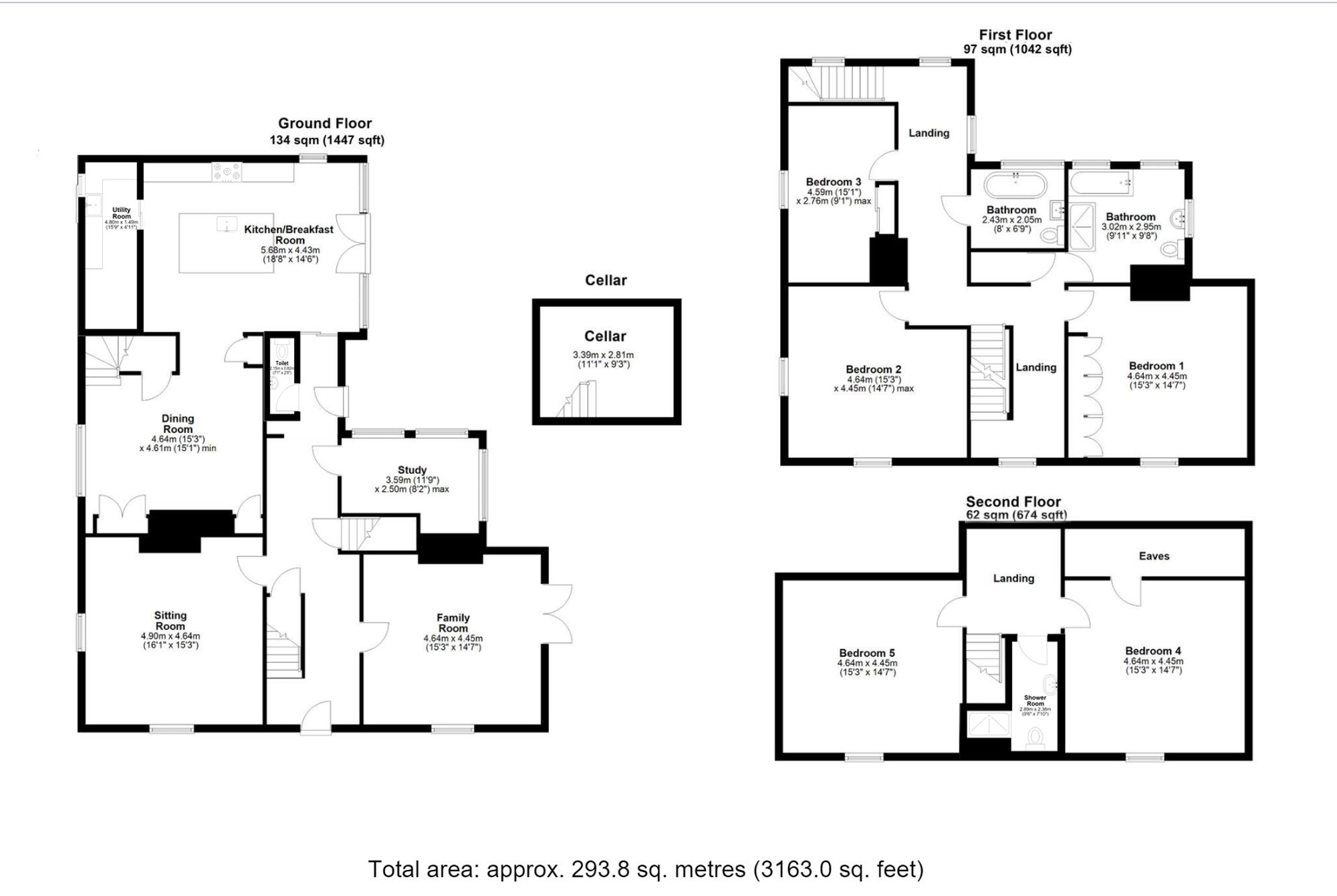Bridgefoot Farm House Barley Road, Royston floorplan