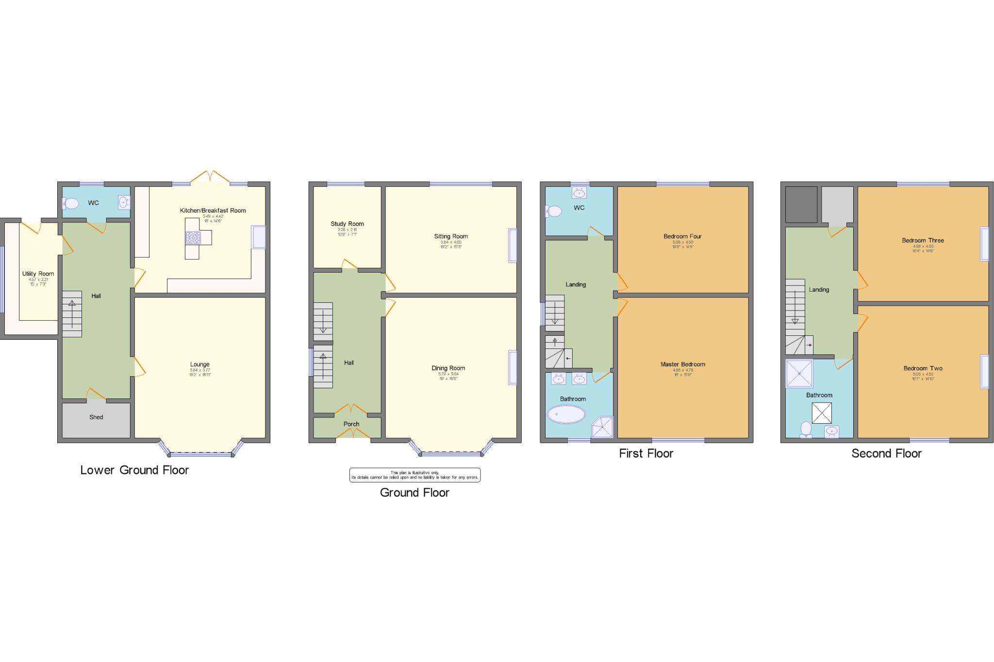 Rock Park, Birkenhead, Merseyside CH42, 4 bedroom semidetached house
