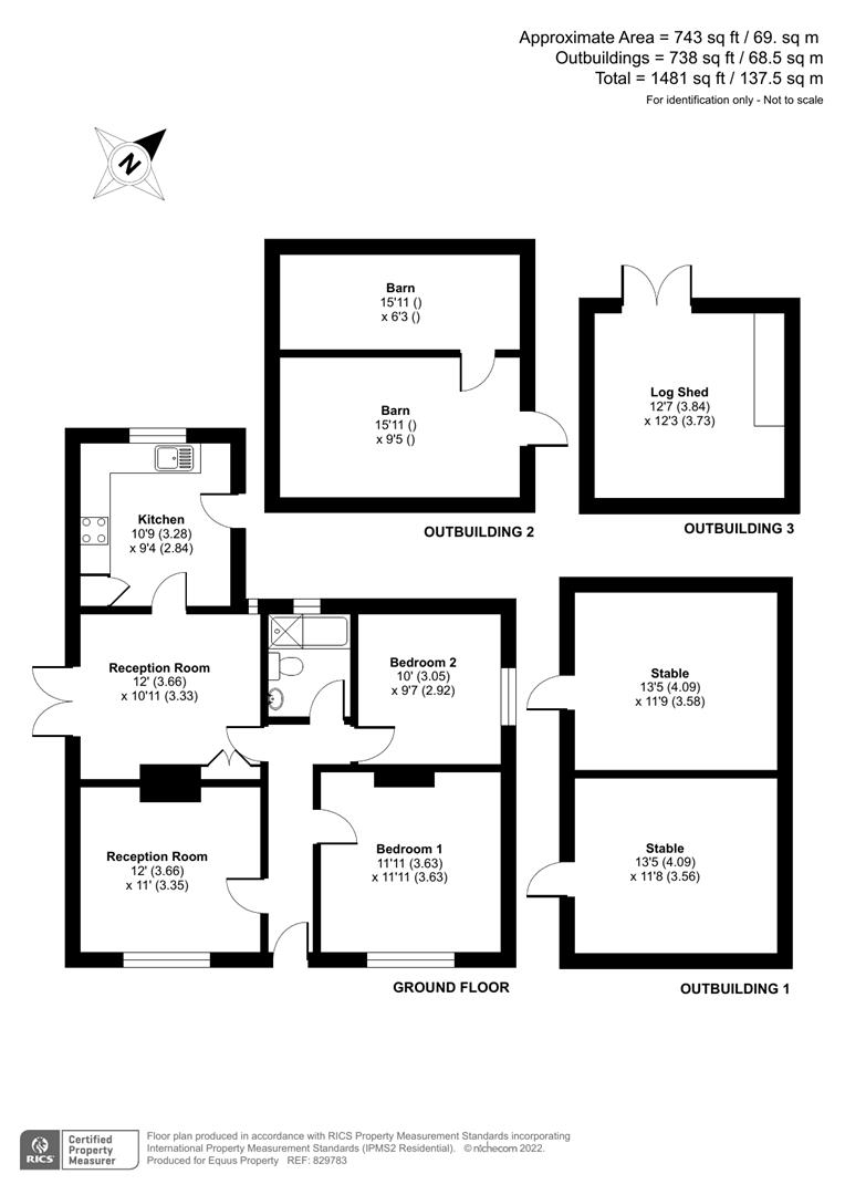 BOWICK LODGE, Boyke Lane, Canterbury floorplan