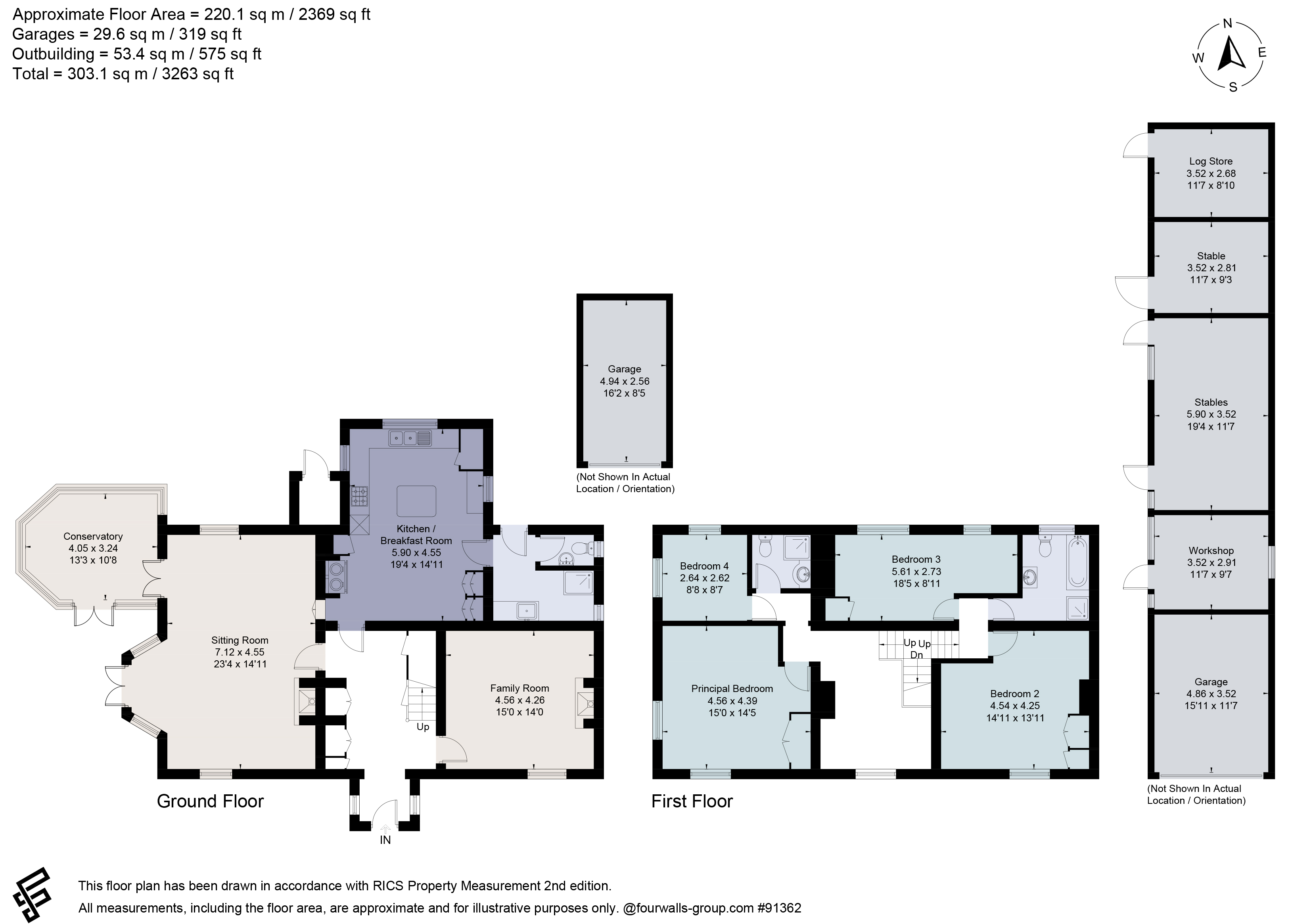 Red Tiles,, Penmans Green, Hertfordshire floorplan