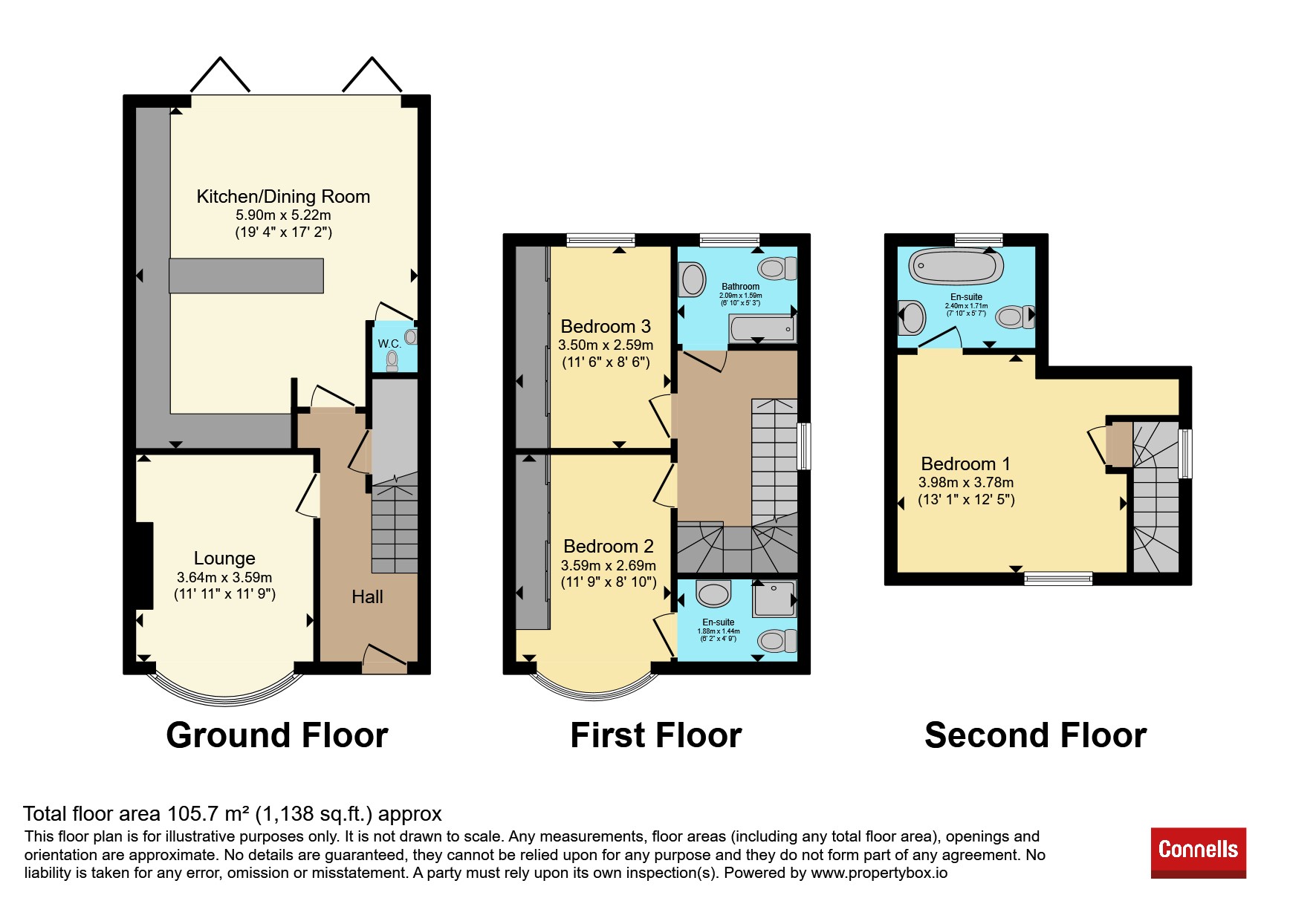 82, Hill Street, Bristol floorplan