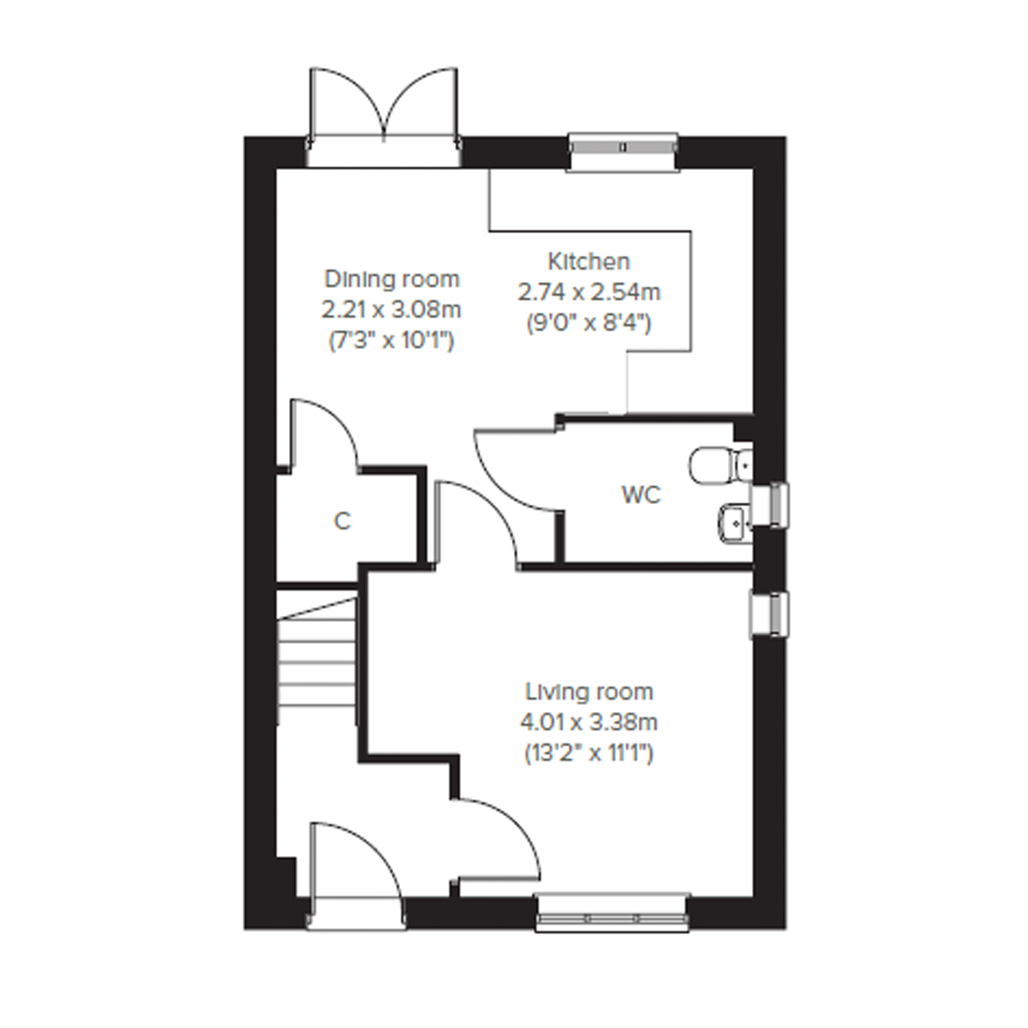 797, Beaufort Way, Bradwell, Great Yarmouth floorplan