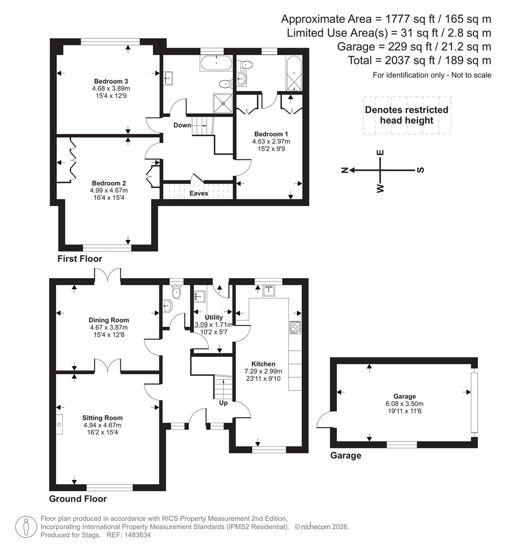 22, Fairways View, Umberleigh floorplan