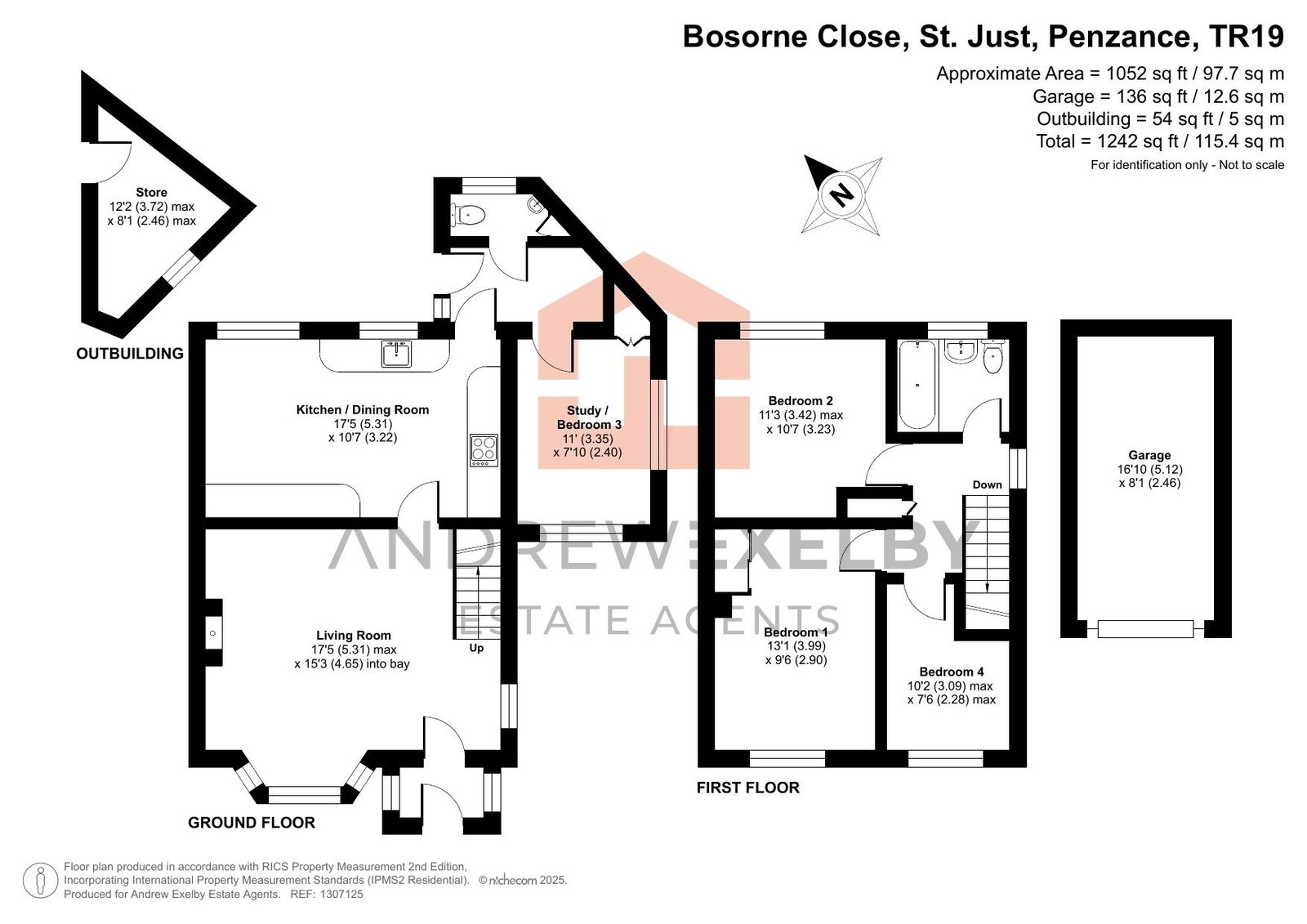 1, Bosorne Close, Penzance floorplan