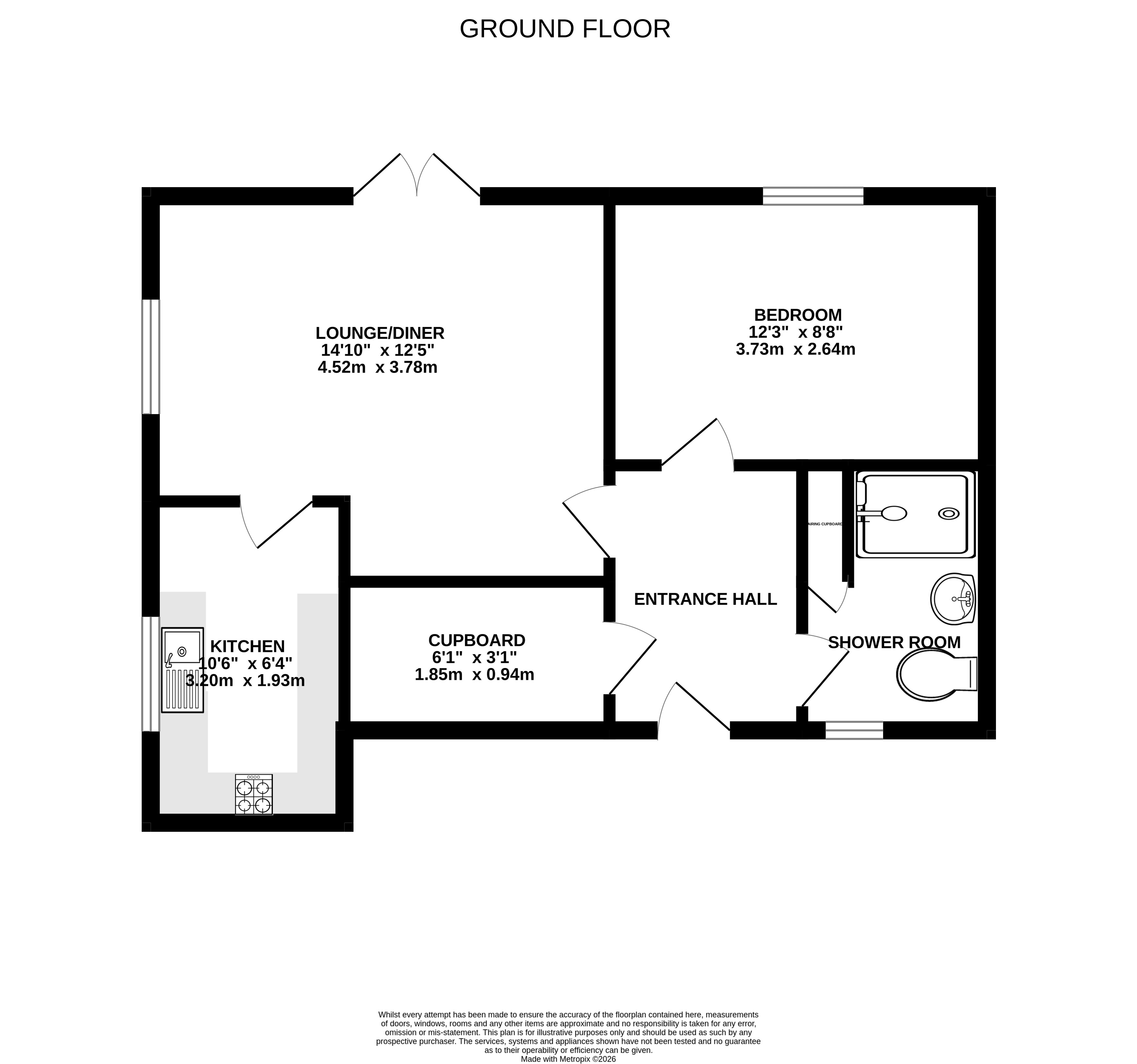 Flat 9 Copper Beech Court,, Salisbury Road, Dorset floorplan