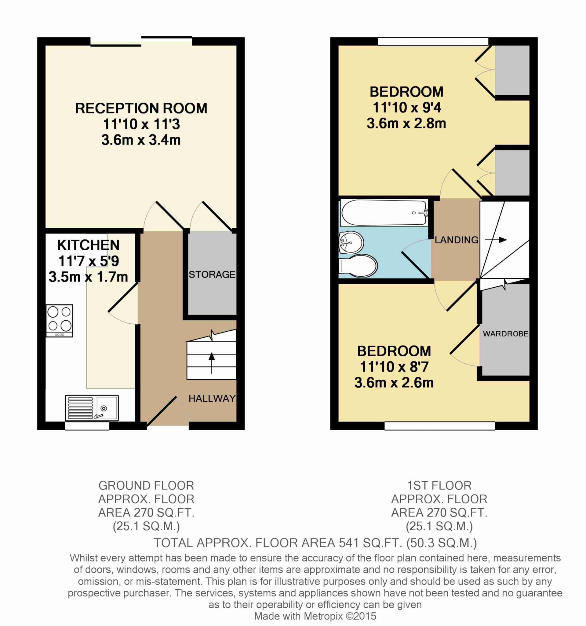53, Willow Road, New Malden floorplan