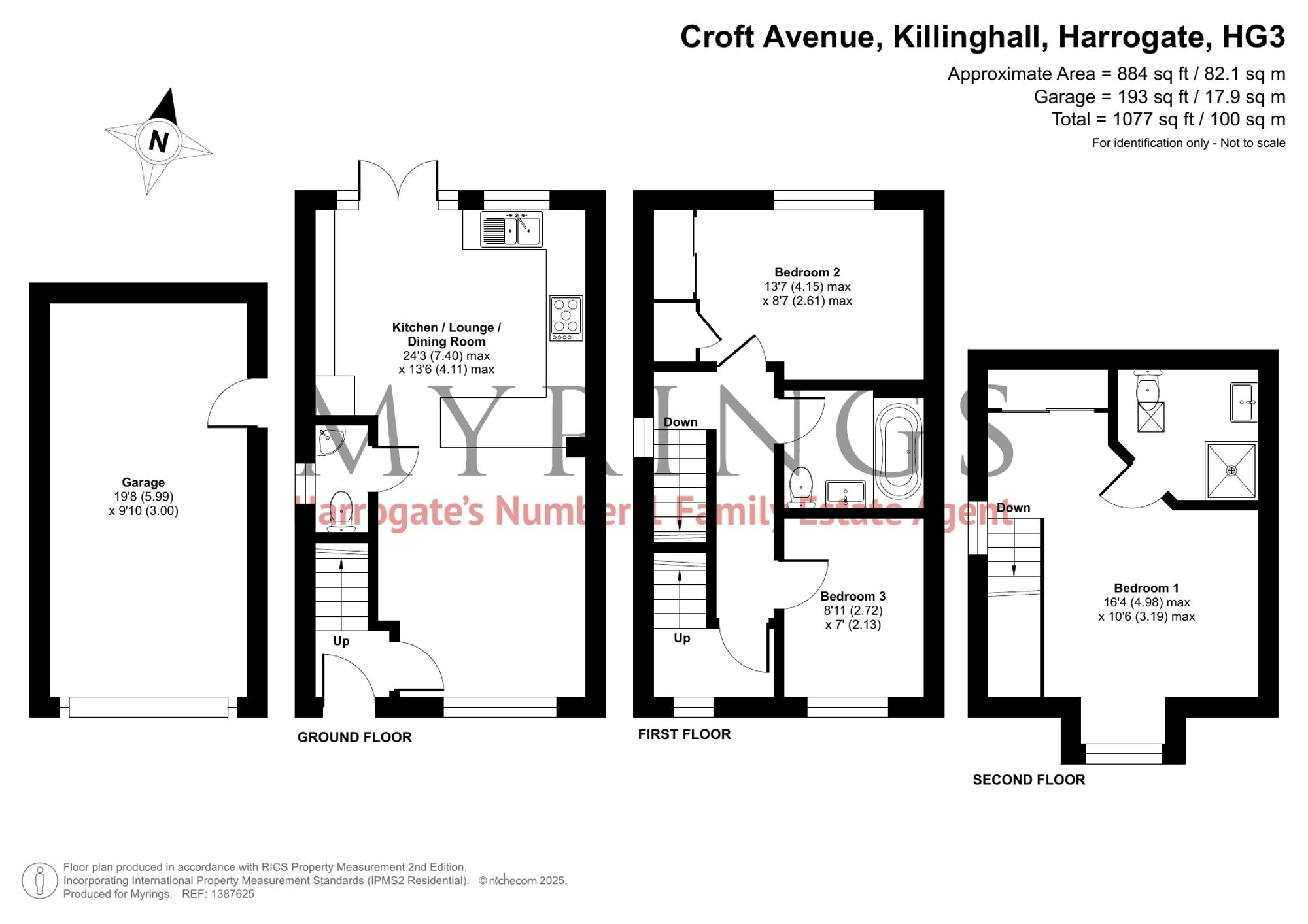 6 Croft Avenue, Harrogate floorplan