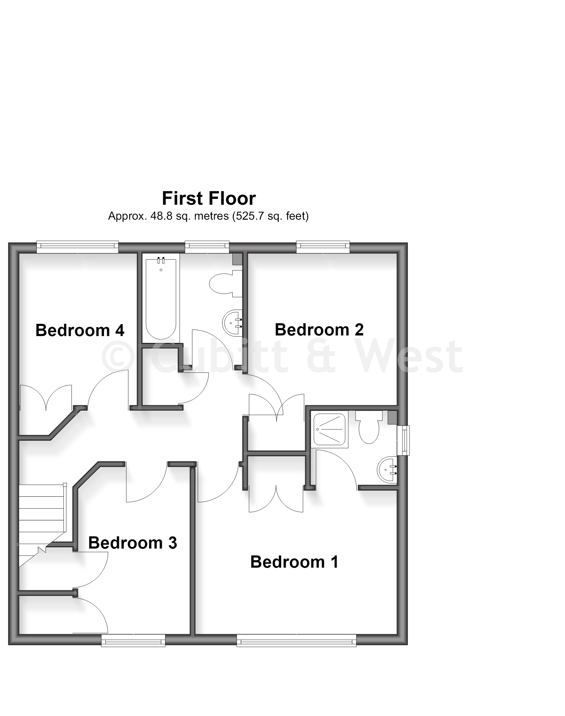 26, Rectory Close, Ashington floorplan