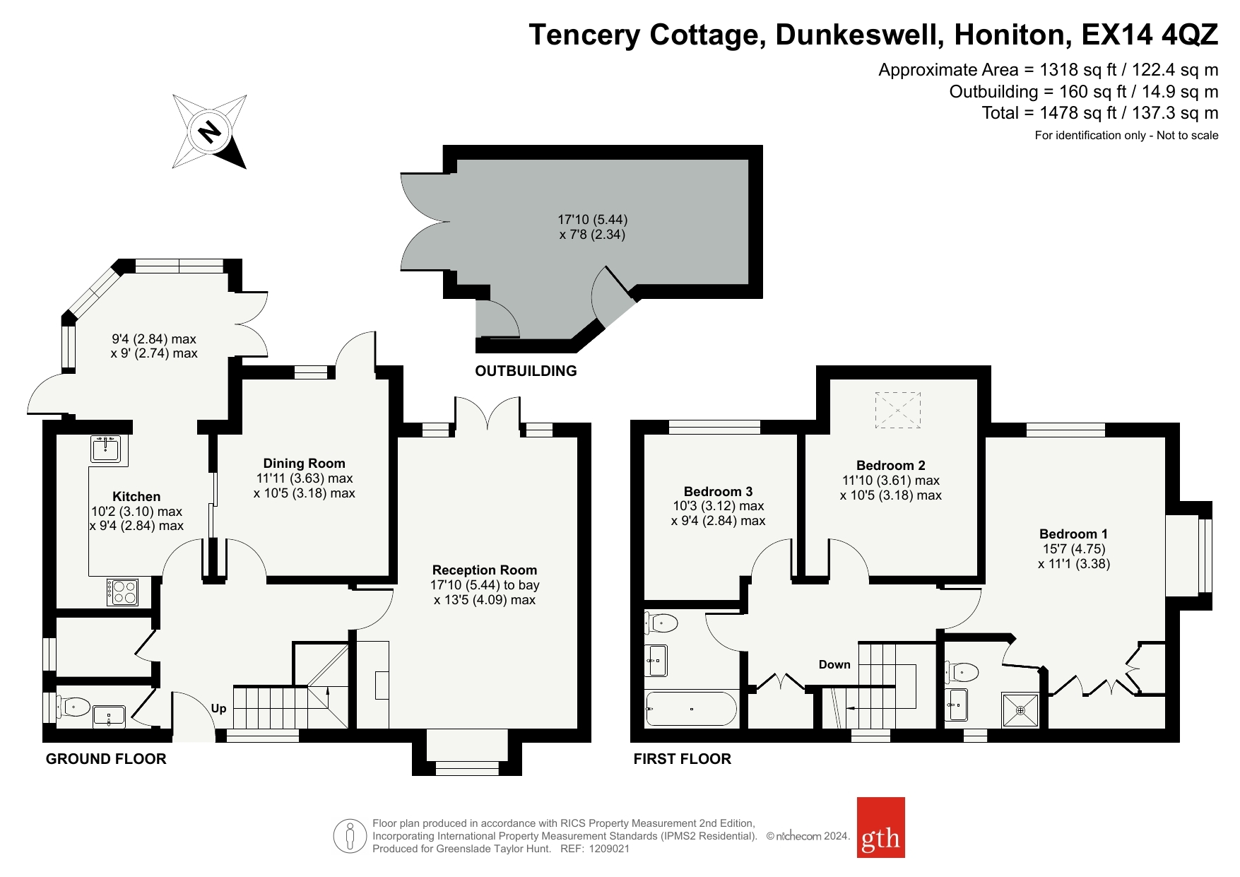 Tencery Cottage,, Dunkeswell, Devon floorplan