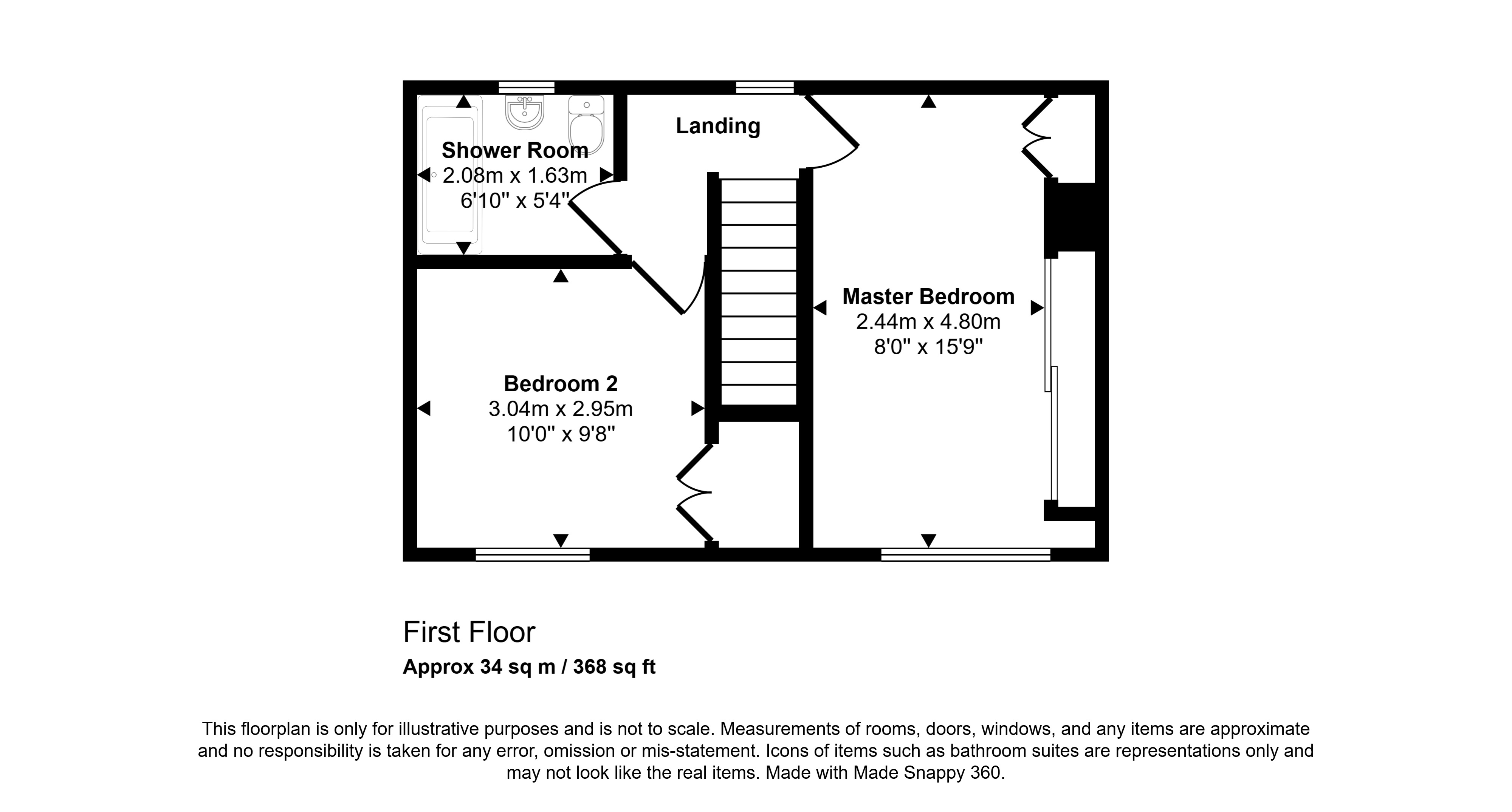 81, Quoybanks Crescent, Kirkwall floorplan