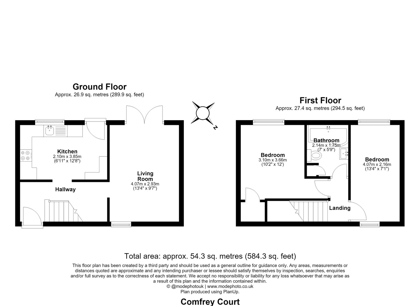 10, Comfrey Court, Grays floorplan