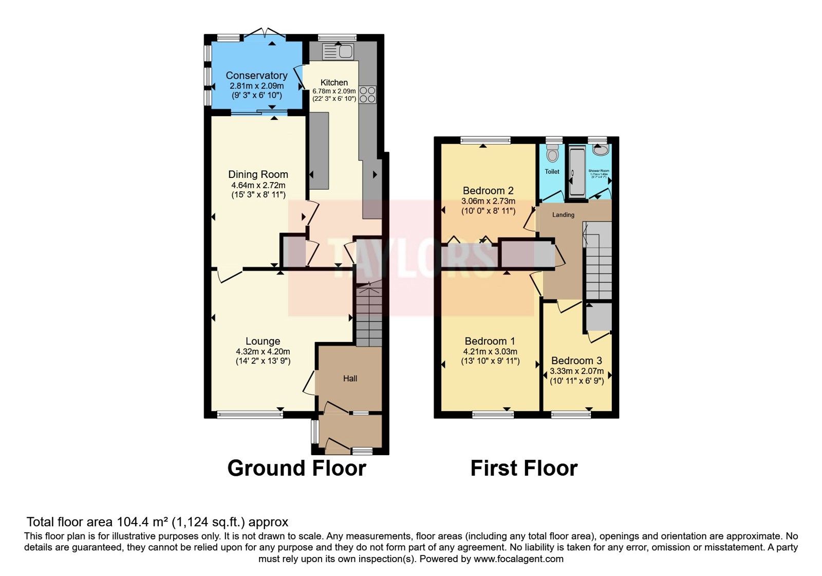 10, Golden Close, Gloucester floorplan