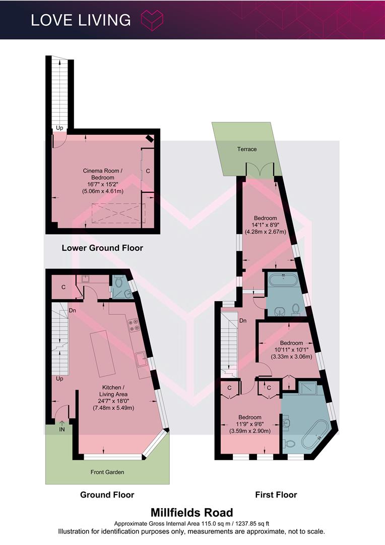 18, Millfields Road, London floorplan