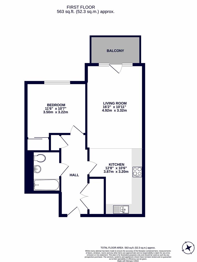 Flat 6, Greenwich Court, West Drayton floorplan