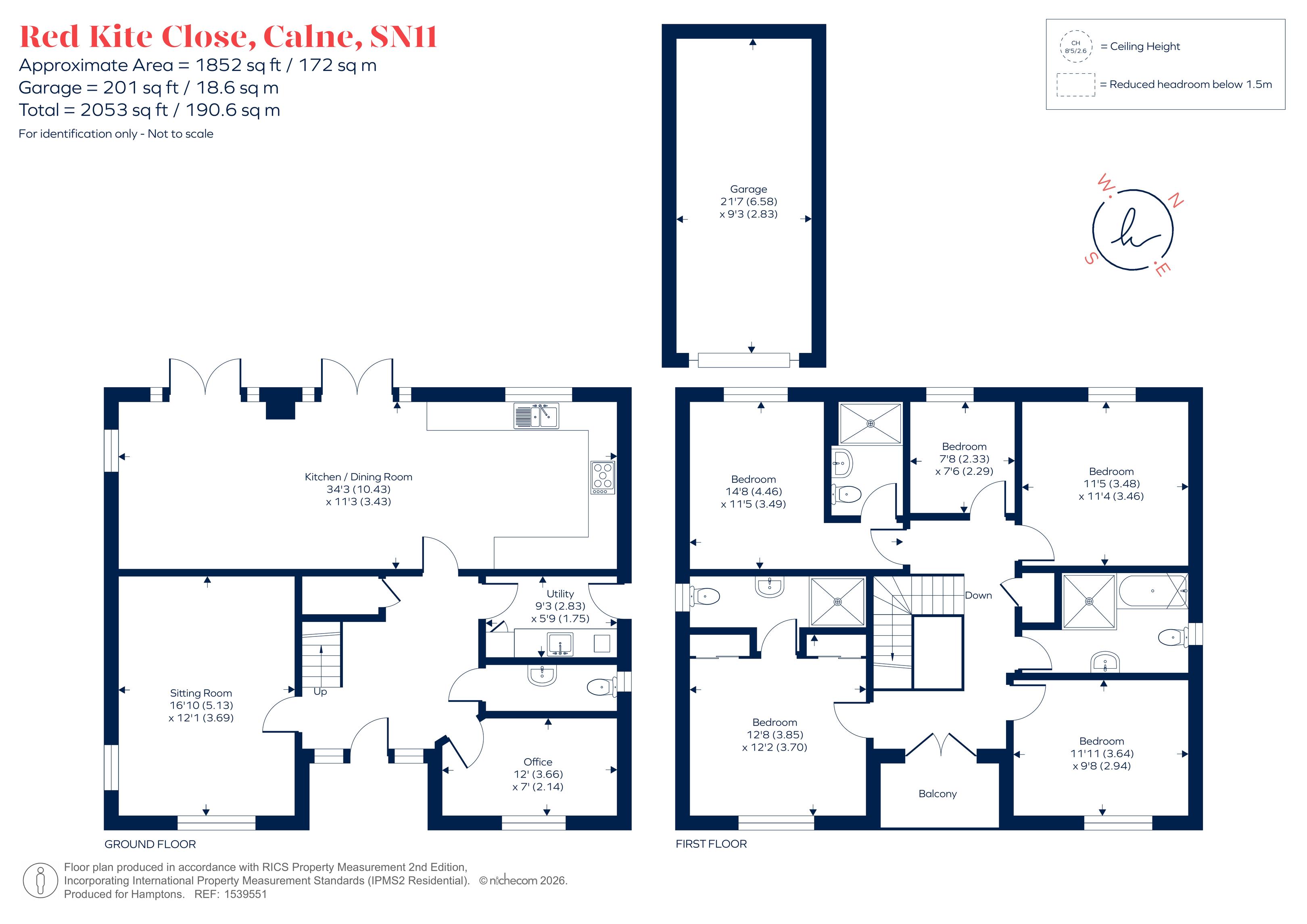 Red Kite Close, Calne floorplan