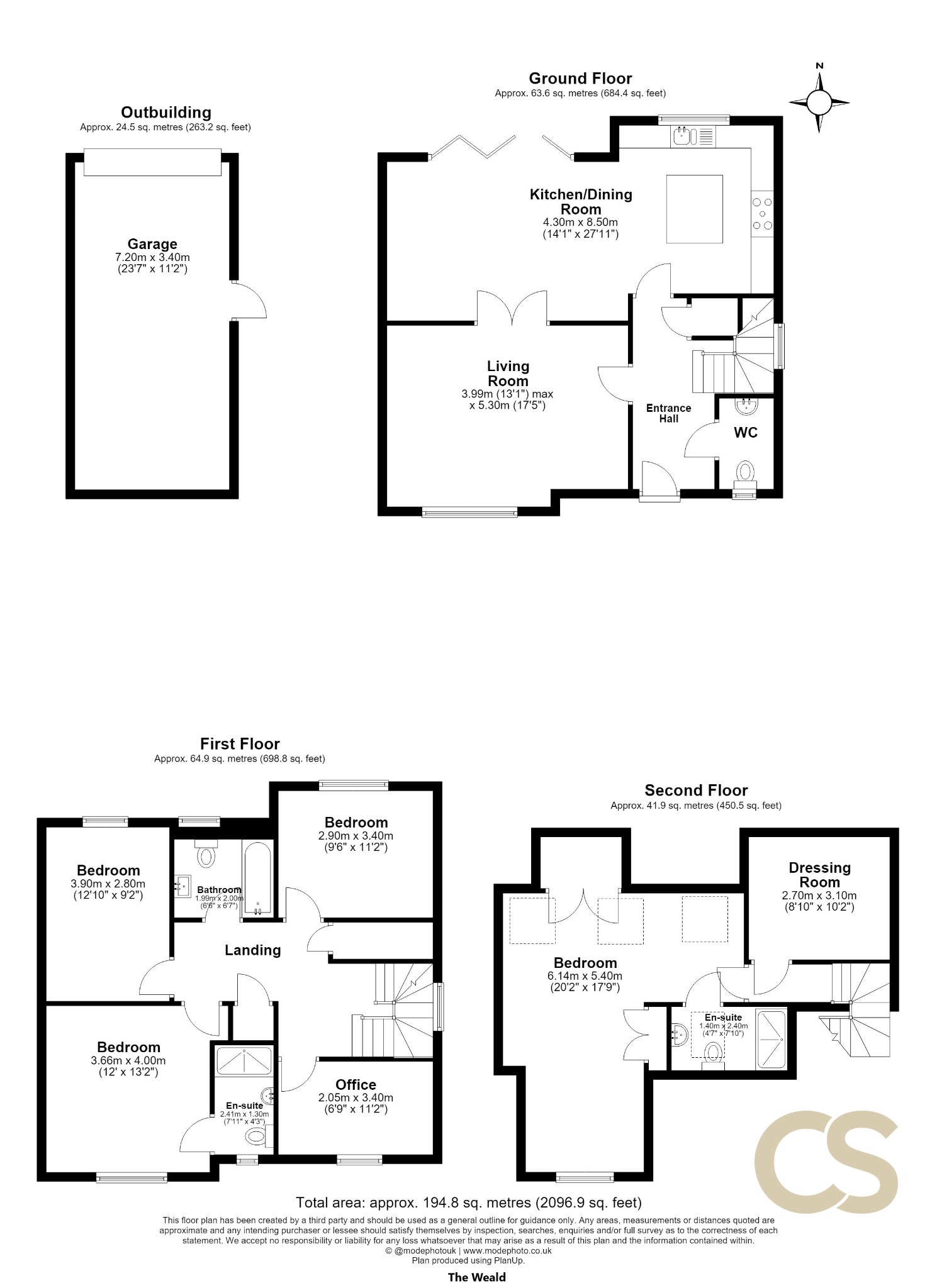 Plot 24, The Weald, Nazeing floorplan
