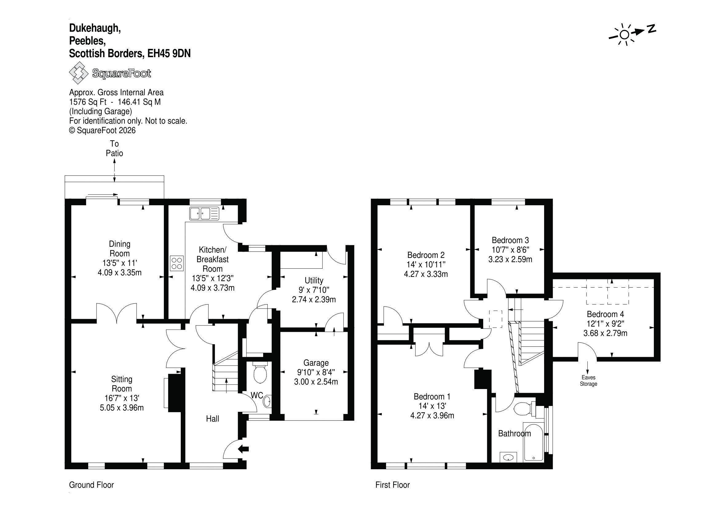 11, Dukehaugh, Peebles floorplan