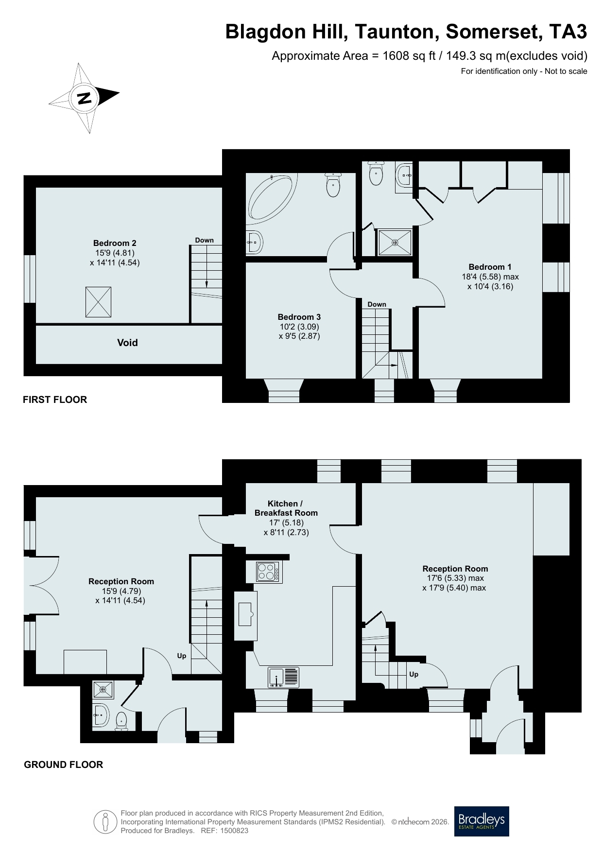 Rose Cottage,, Blagdon Hill, Somerset floorplan