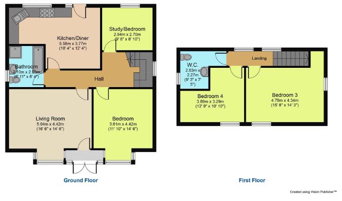 200, Gaisby Lane, Shipley floorplan