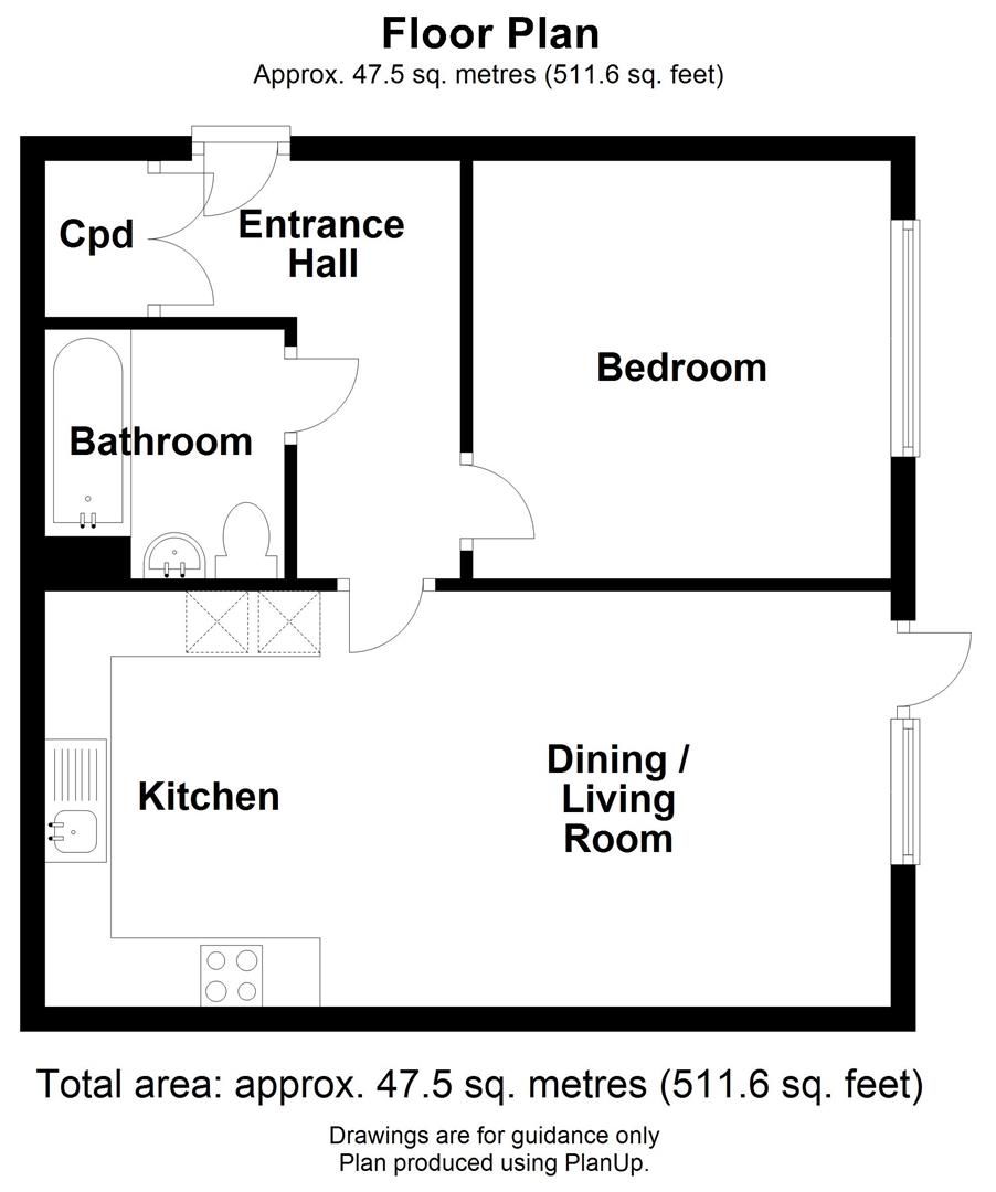 160 Newmarket Road, Cambridge floorplan