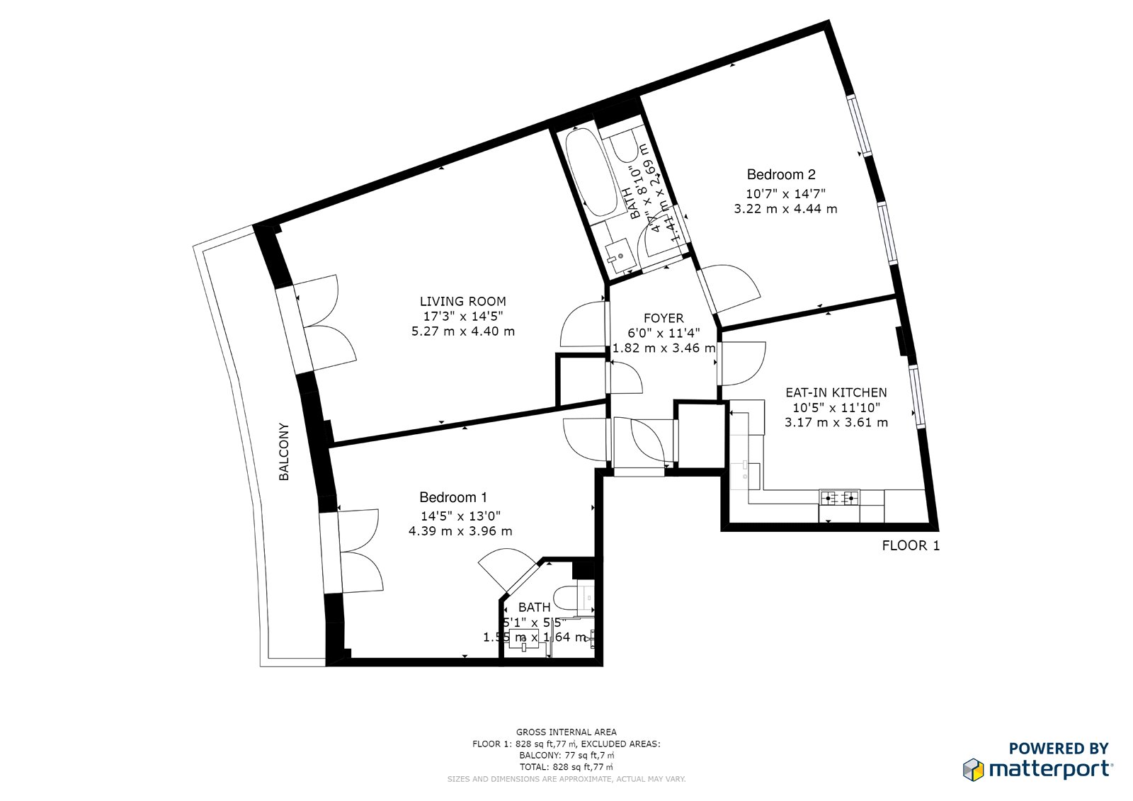 Palgrave Gardens, London NW1, 2 bedroom flat for sale 47381119