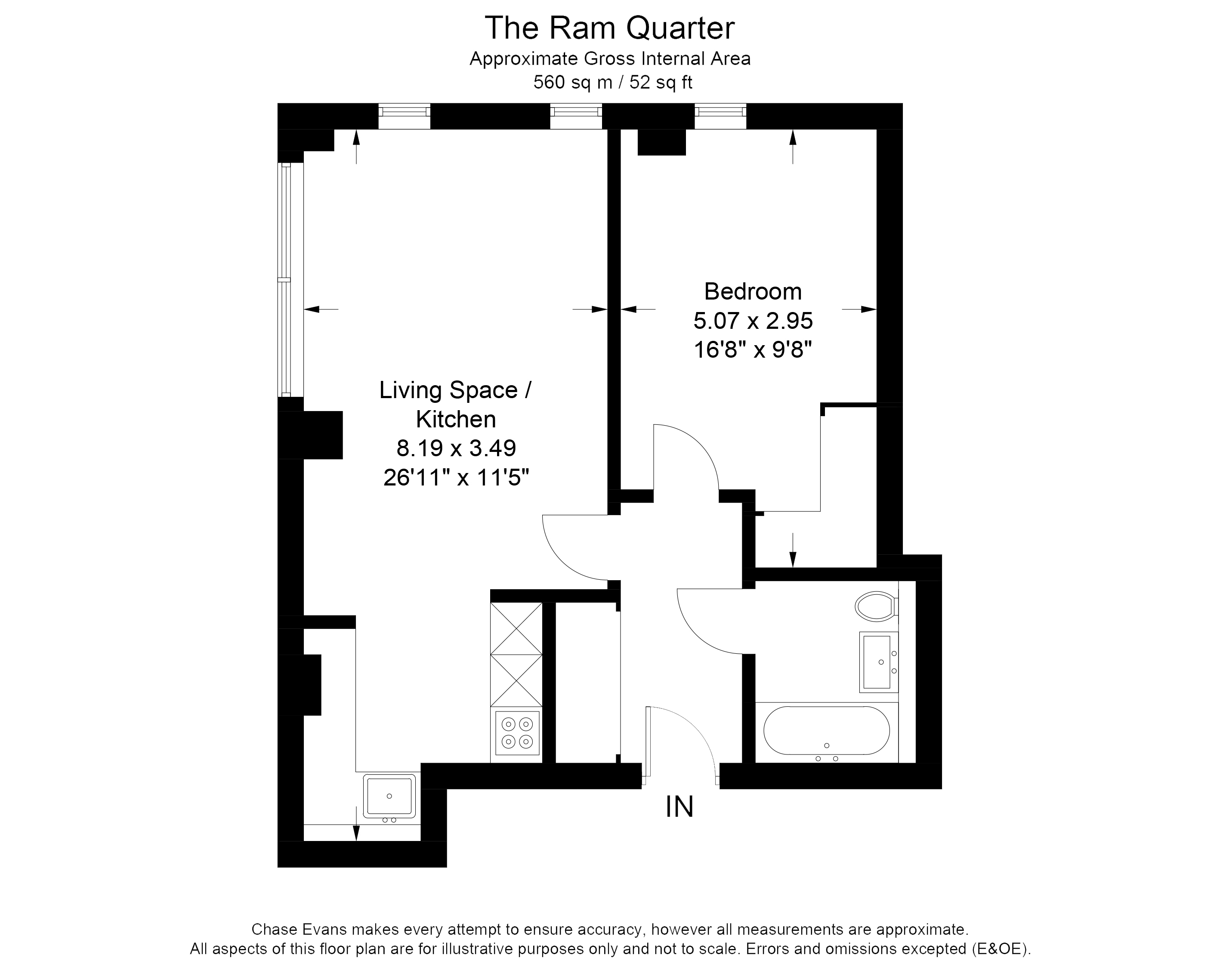 1 Bedrooms Flat to rent in Tritton House, The Ram Quarter, Wandsworth SW18