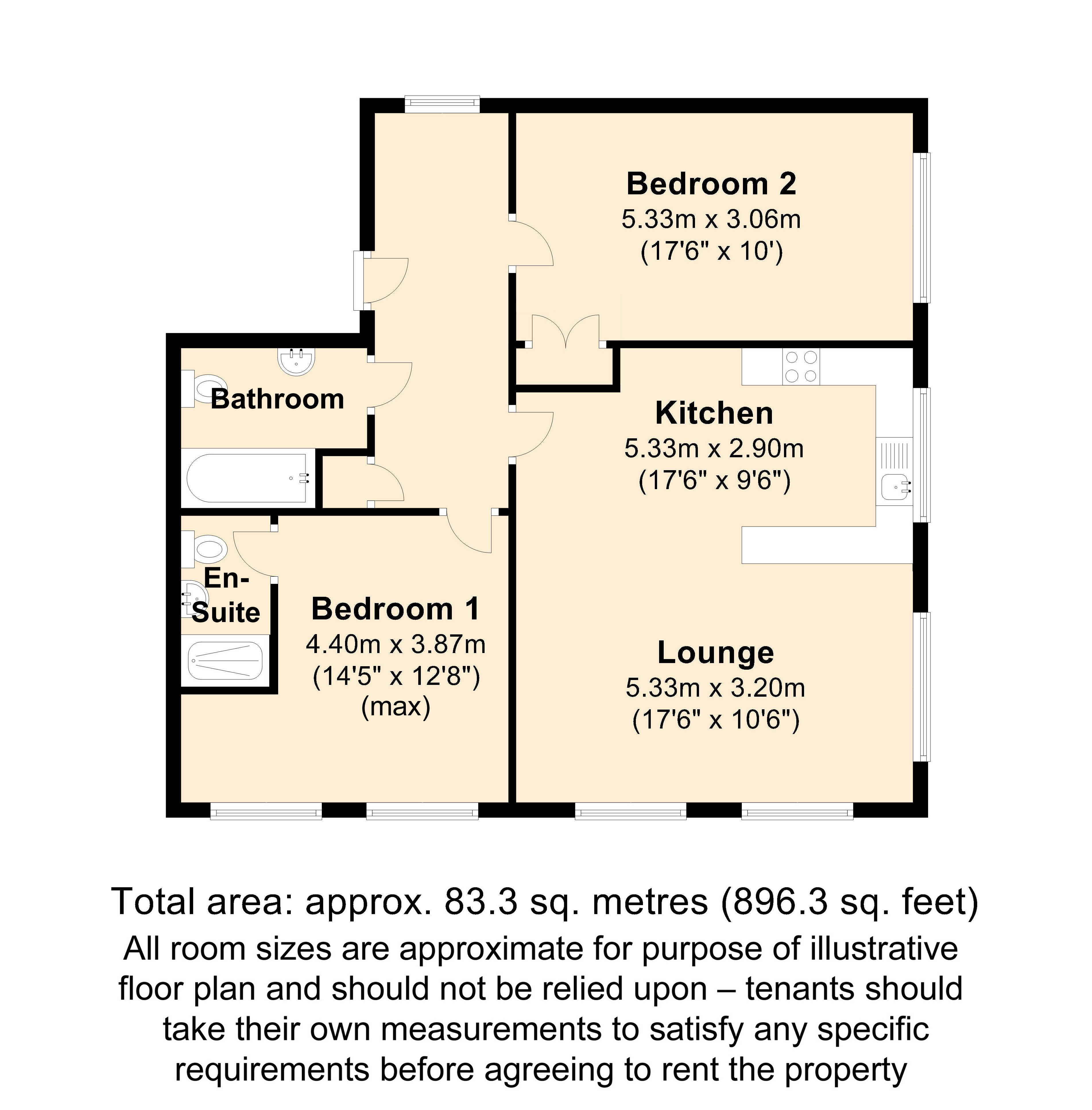 2, Wesley Mews, Stony Stratford floorplan