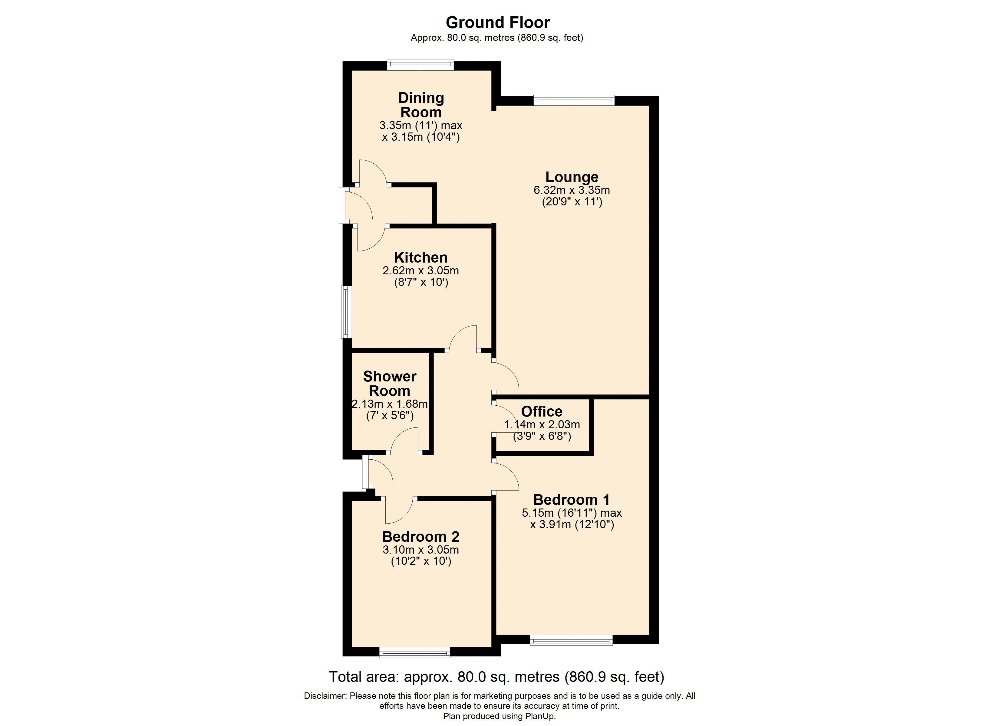 2 Bedrooms Bungalow for sale in Rozel Crescent, Great Sankey, Warrington WA5