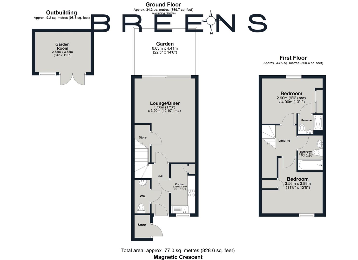 27, Magnetic Crescent, Enfield floorplan