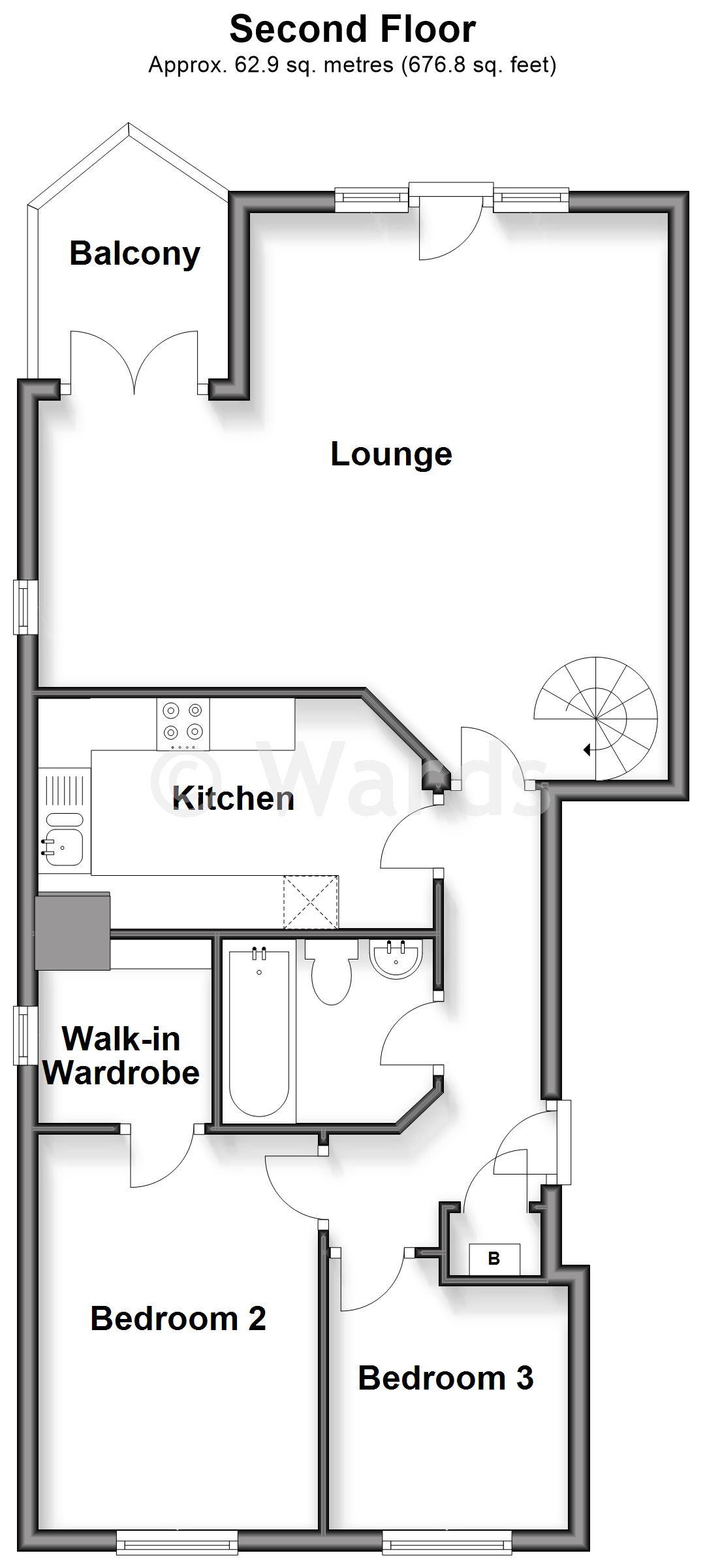 Mayflower House, Valetta Way, Rochester floorplan