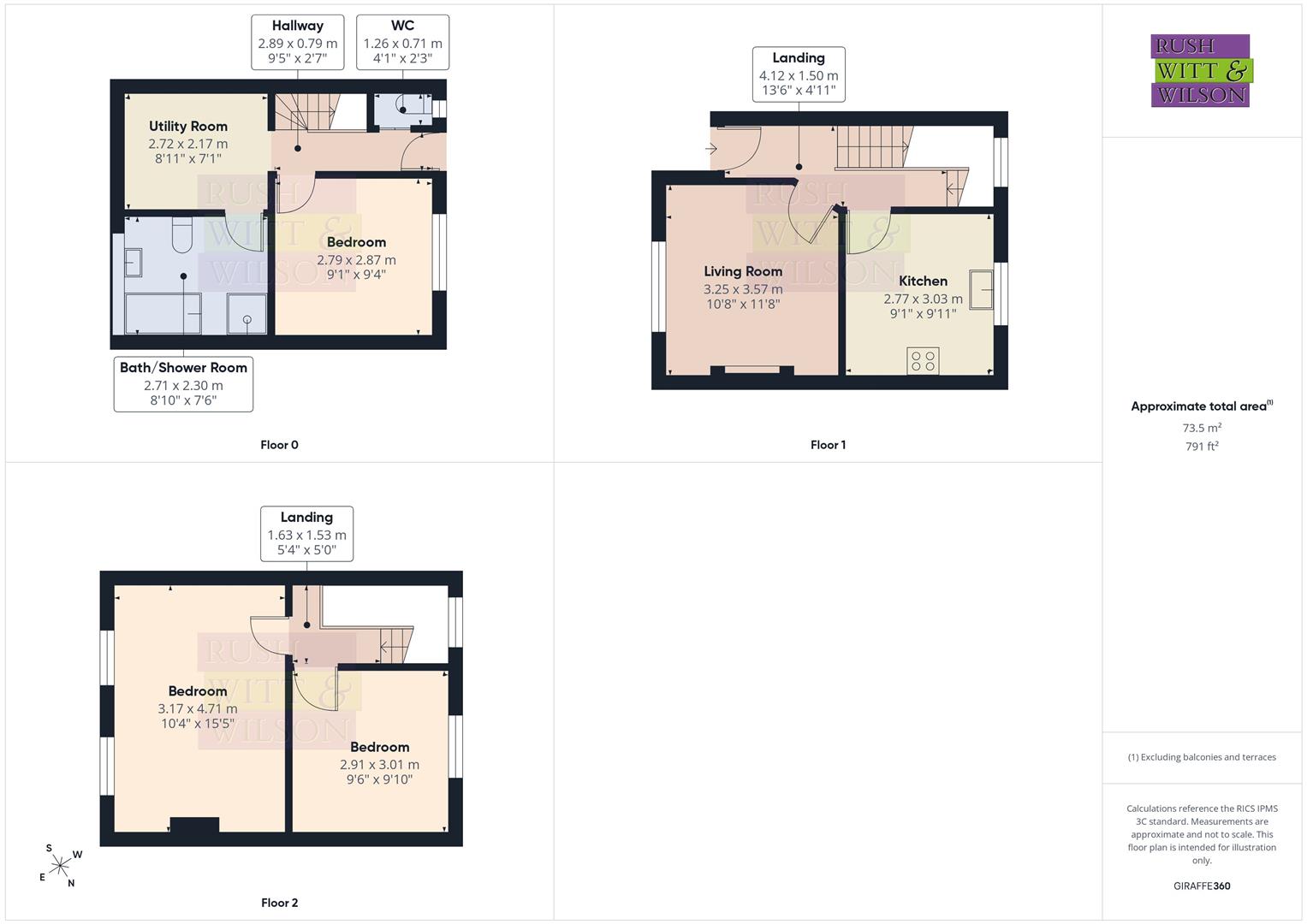 237, Priory Road, Hastings floorplan