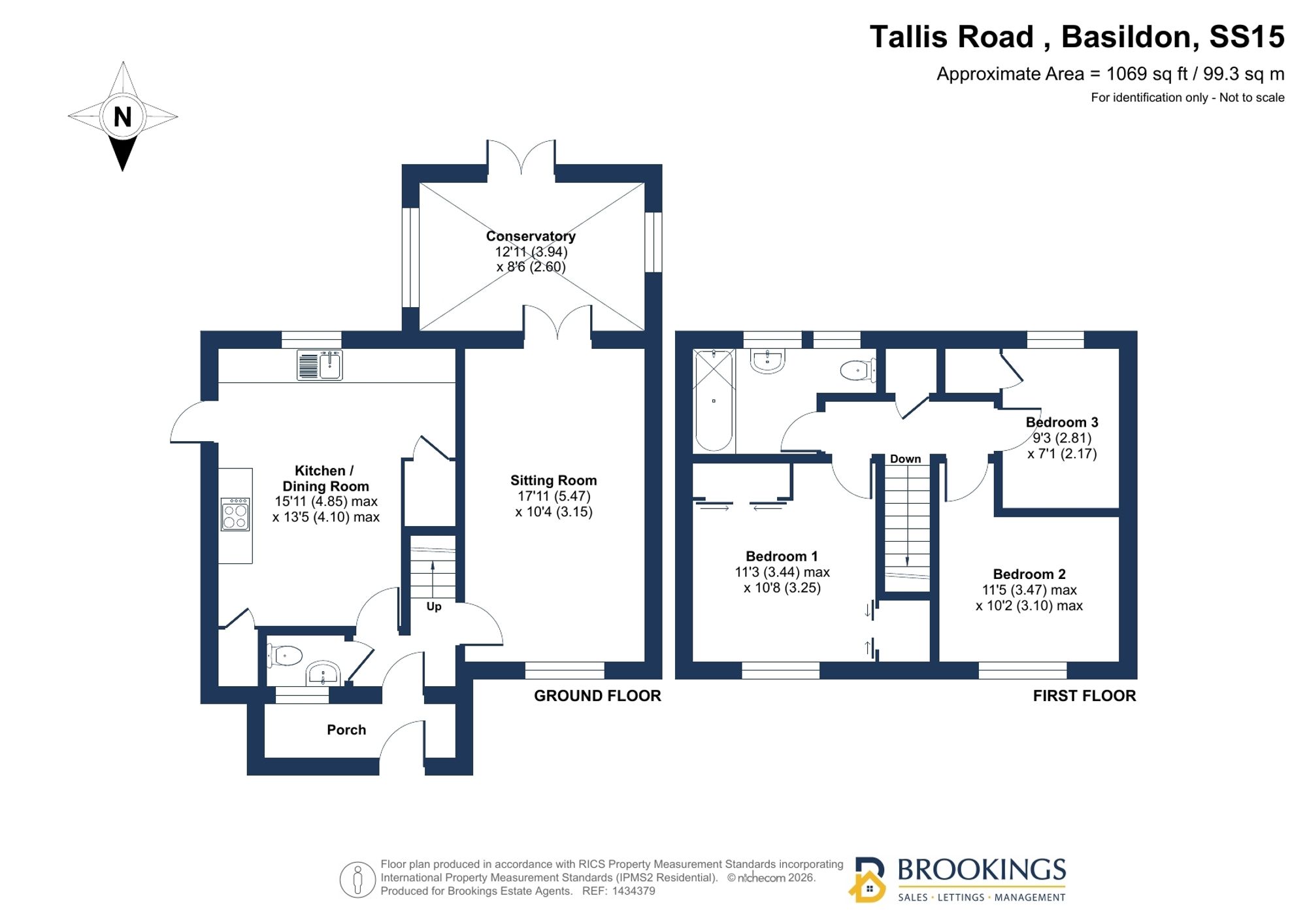 13 Tallis Road, Basildon floorplan