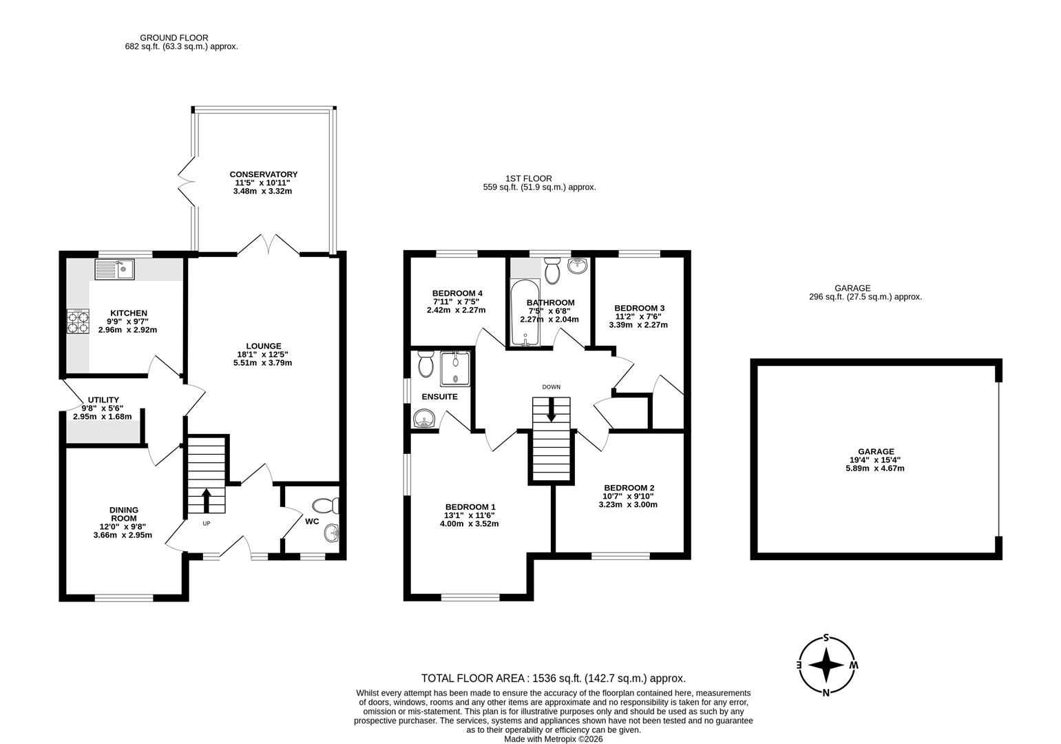 10, Windmill Way, Gainsborough floorplan