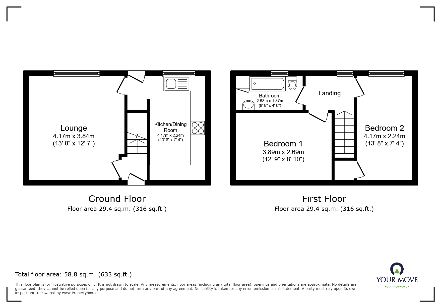 7, Highstone Vale, Barnsley floorplan