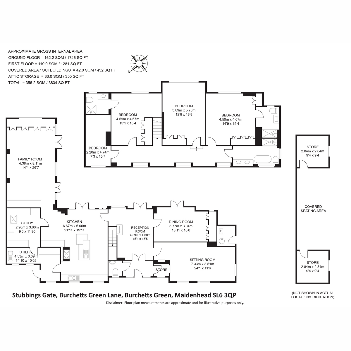 Stubbings Gate, Burchetts Green Lane, Maidenhead floorplan