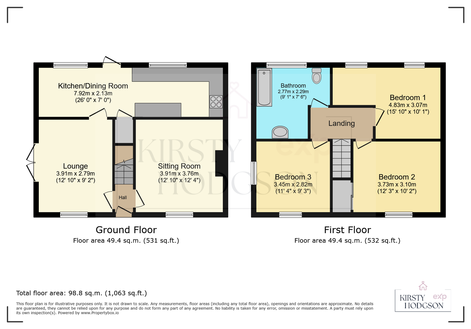 9, Crawford Gardens, Crawcrook floorplan