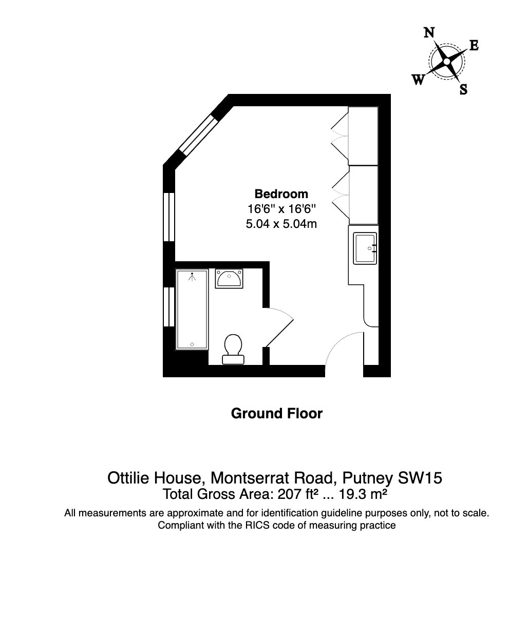 Suite 5 Ottilie House, 1, Montserrat Road, London floorplan
