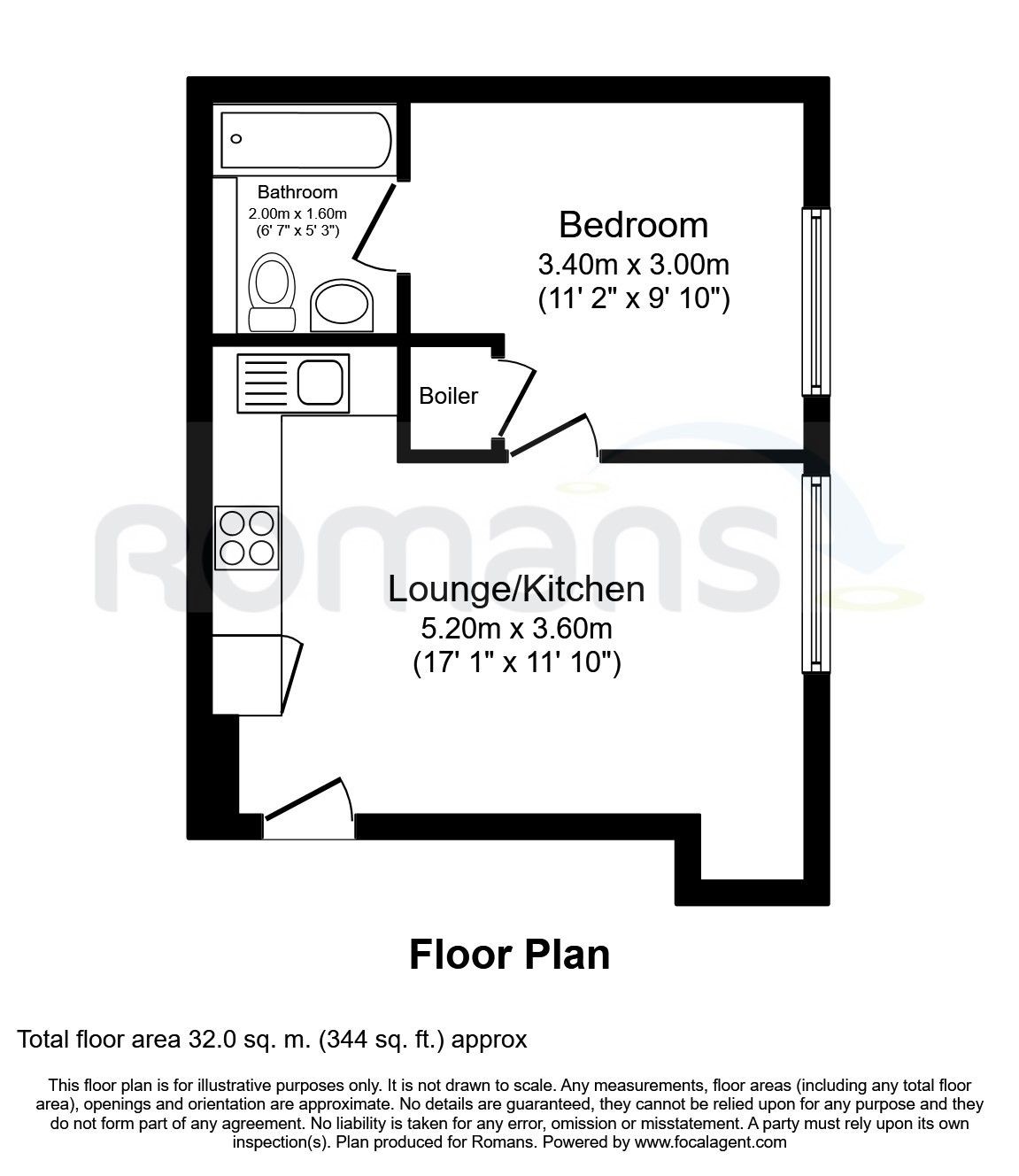 Swan Way, Fleet floorplan
