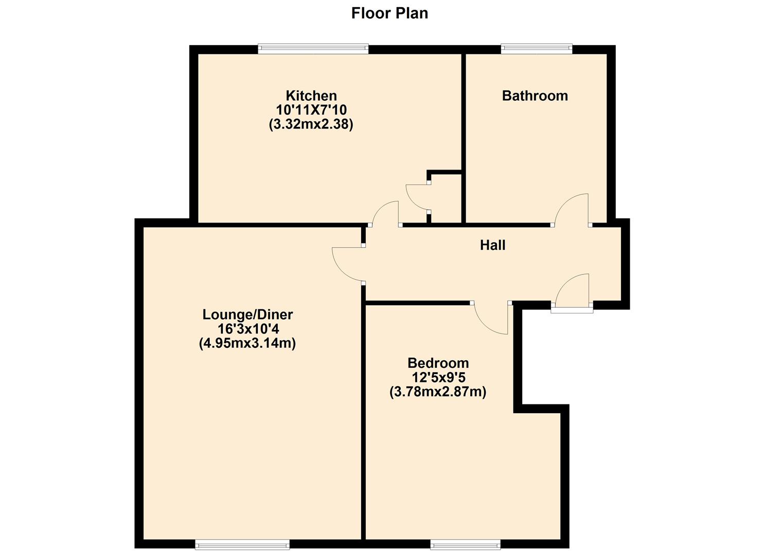 Flat 20, Bradfield Court, Linnet Way, Purfleet floorplan