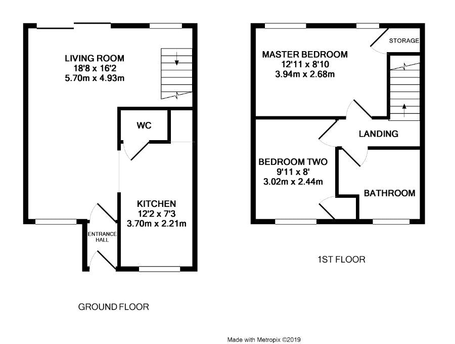 2 Bedrooms Terraced house to rent in Challis Place, Bracknell, Berkshire RG42