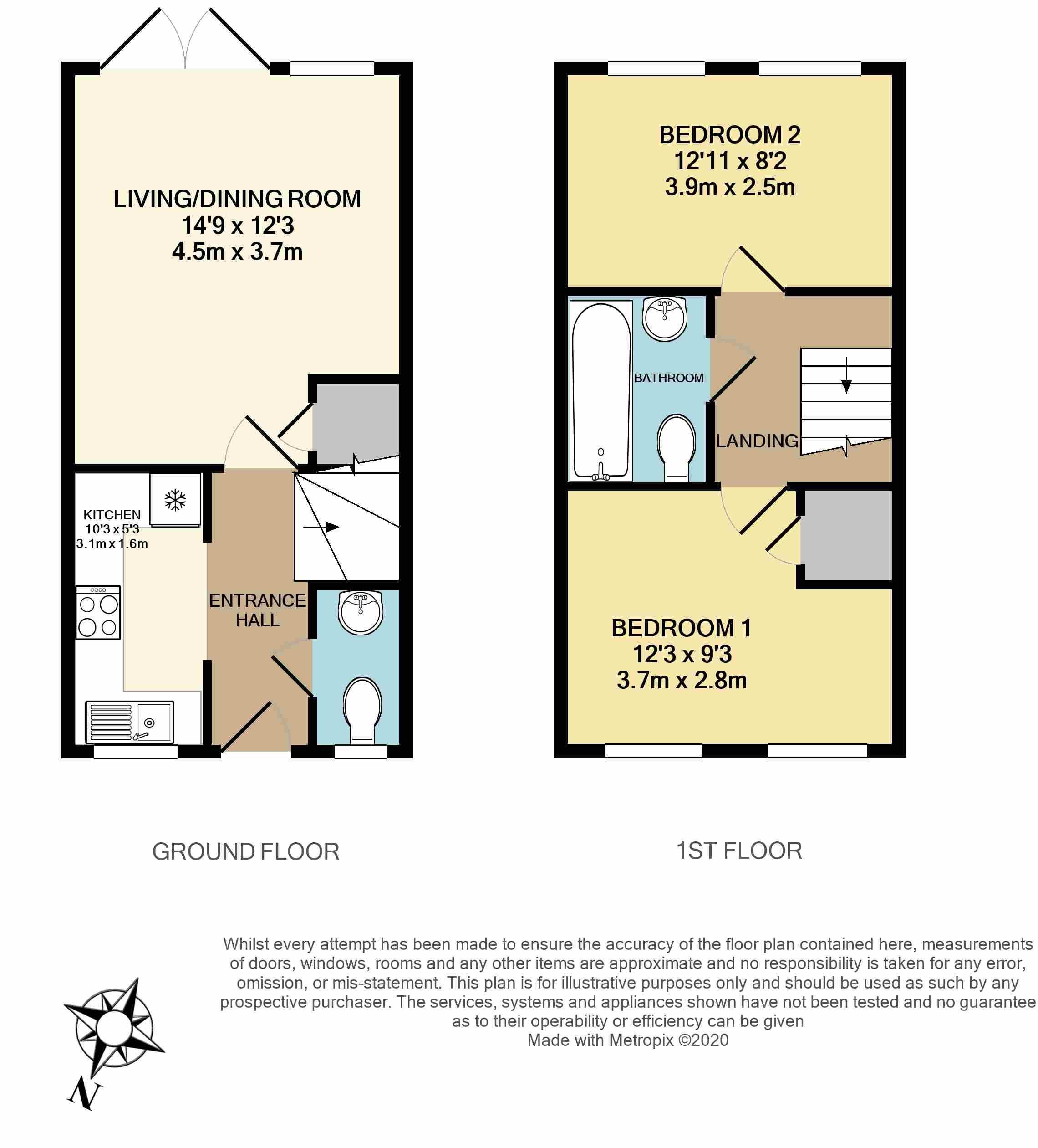 64, Tay Road, Reading floorplan