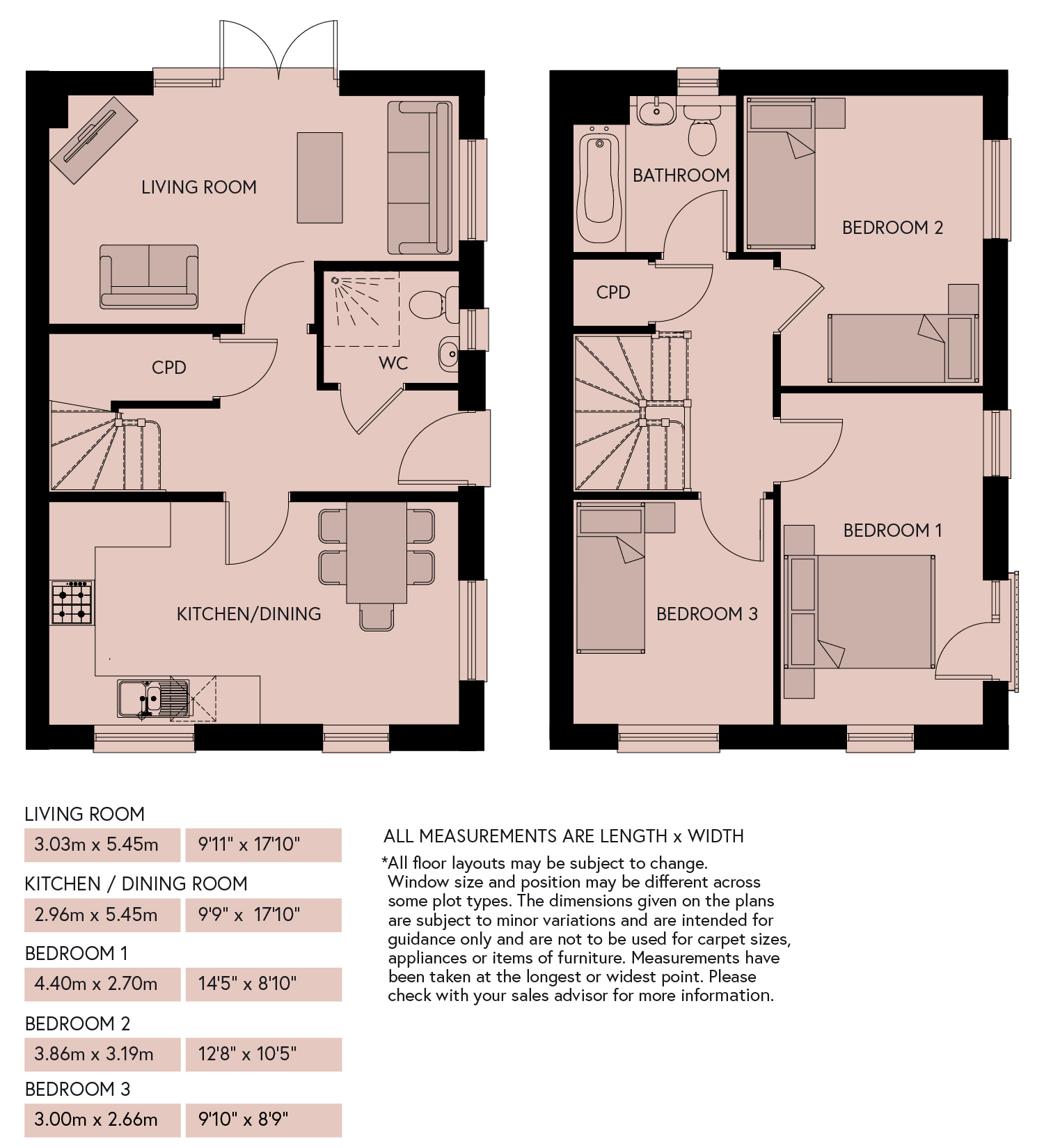 Plot 808, Winchester floorplan