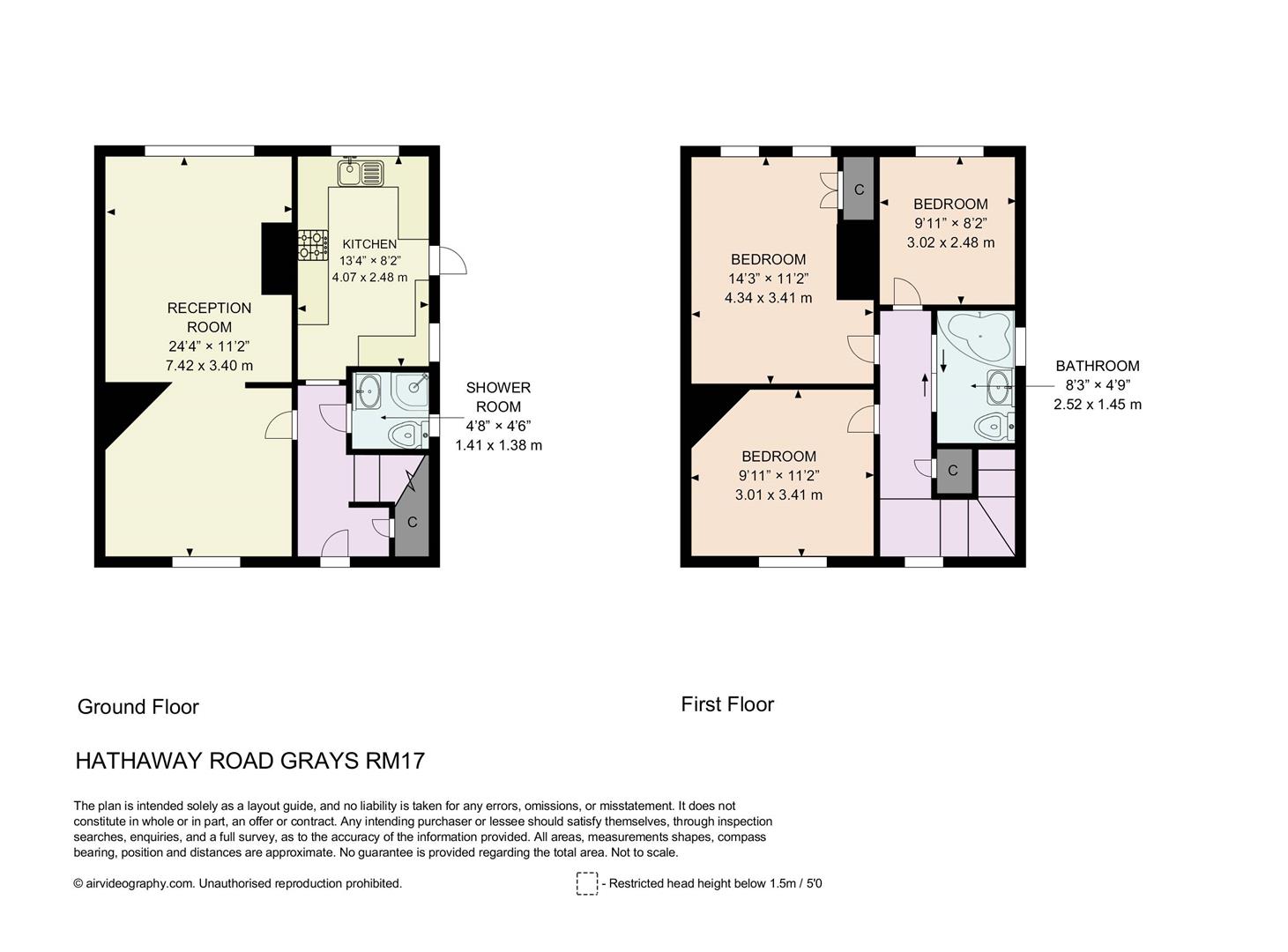 57, Hathaway Road, Grays floorplan