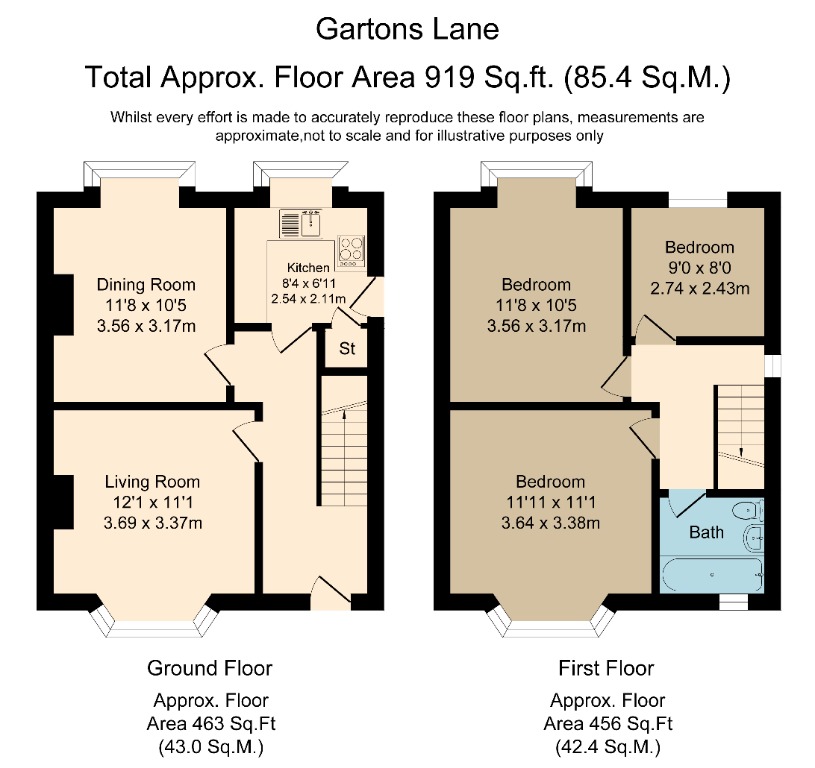 Gartons Lane, Clock Face, St Helens WA9, 3 bedroom semidetached house